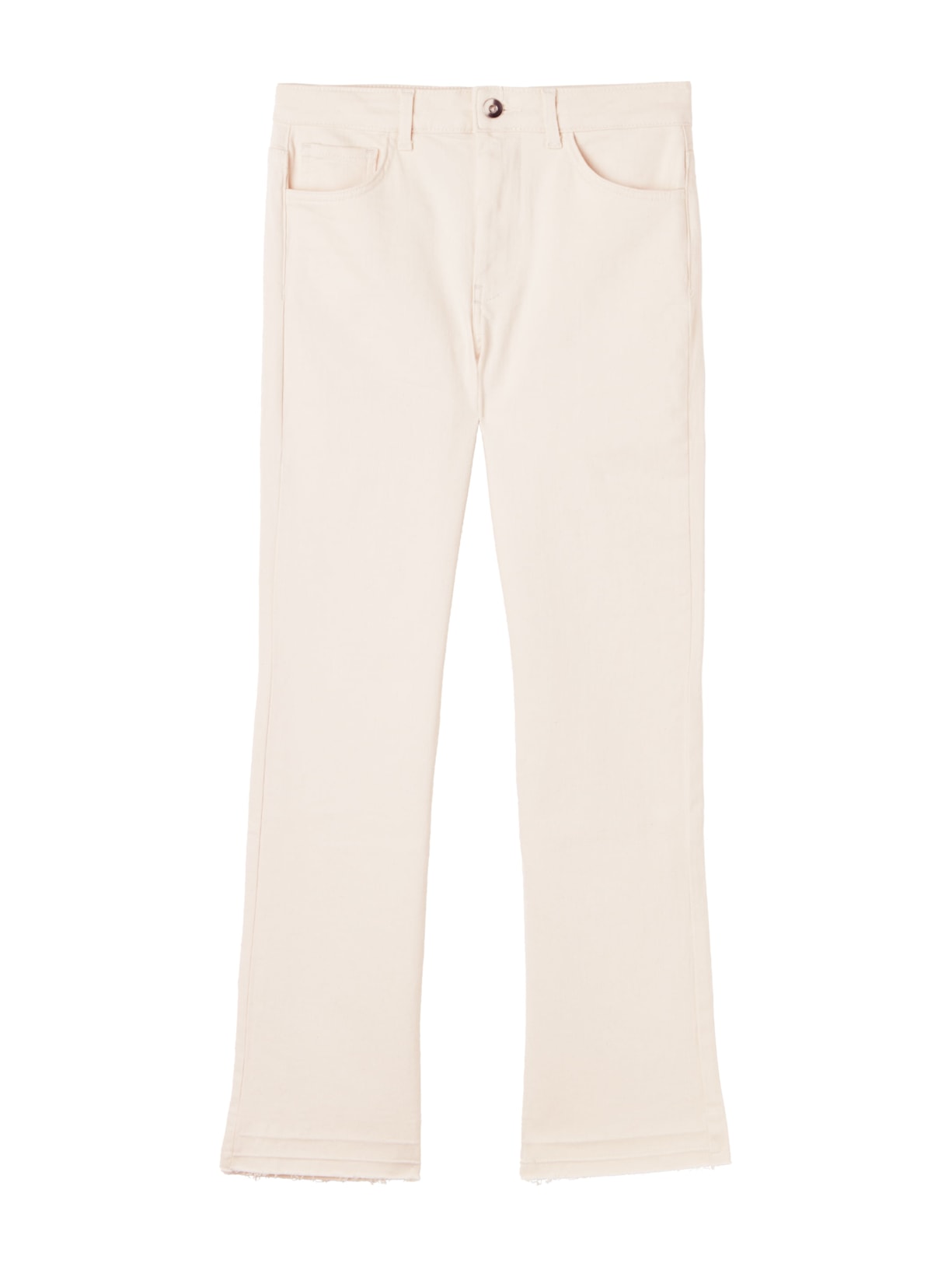 Calça Jeans Cropped - Off-White