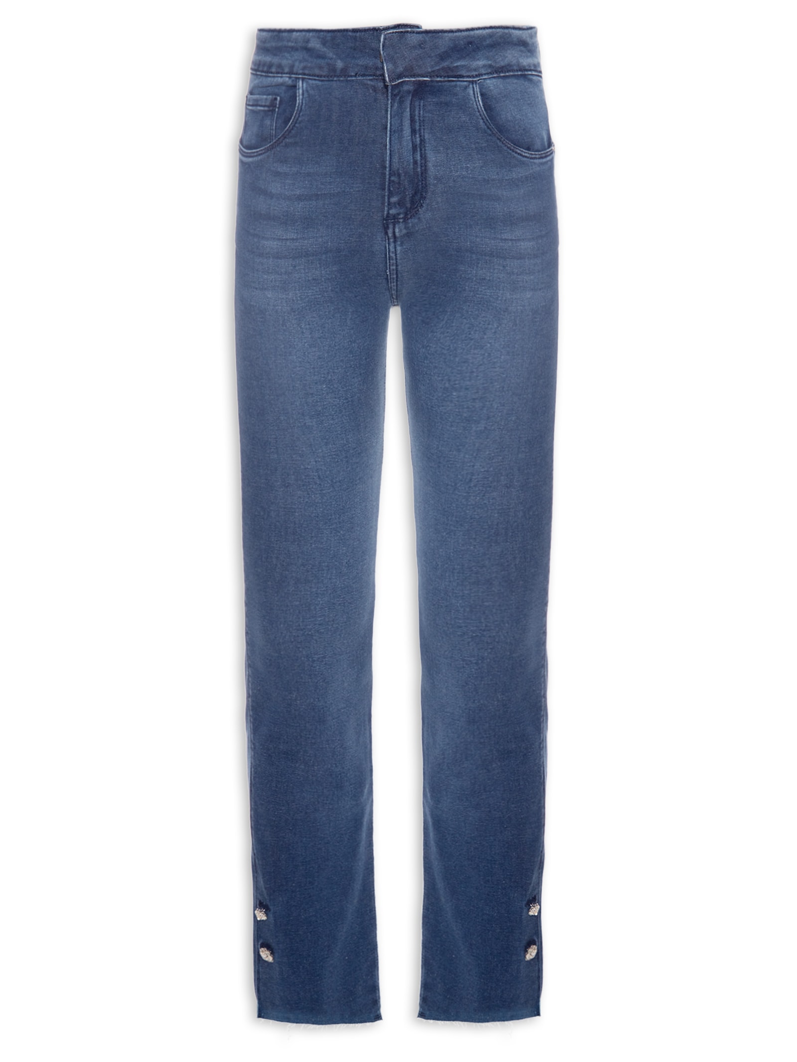 トップス 90s   Jeans Ds Rib Knit Women's Rib-knit top with Oval D | Blue | Diesel