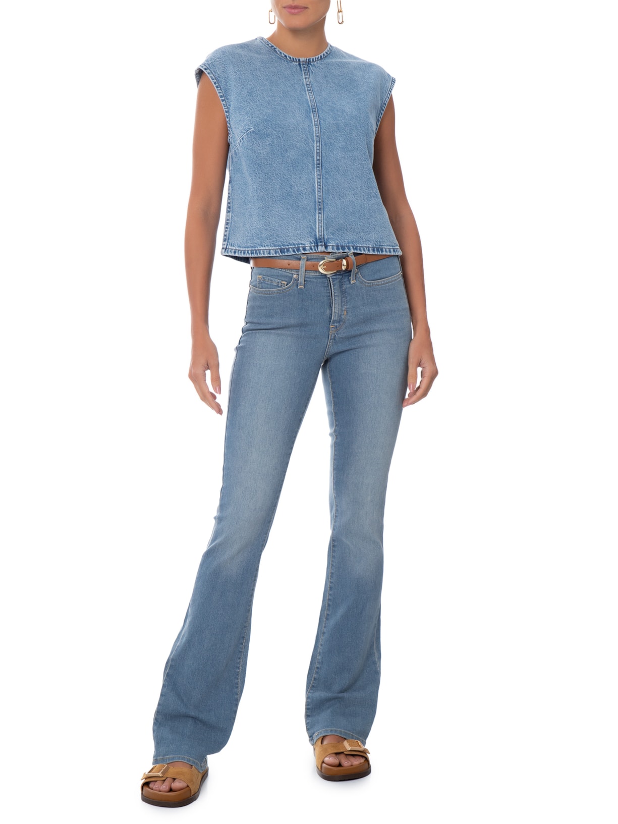 Calça Jeans Feminina 315 Shaping Boot Azul Levi's