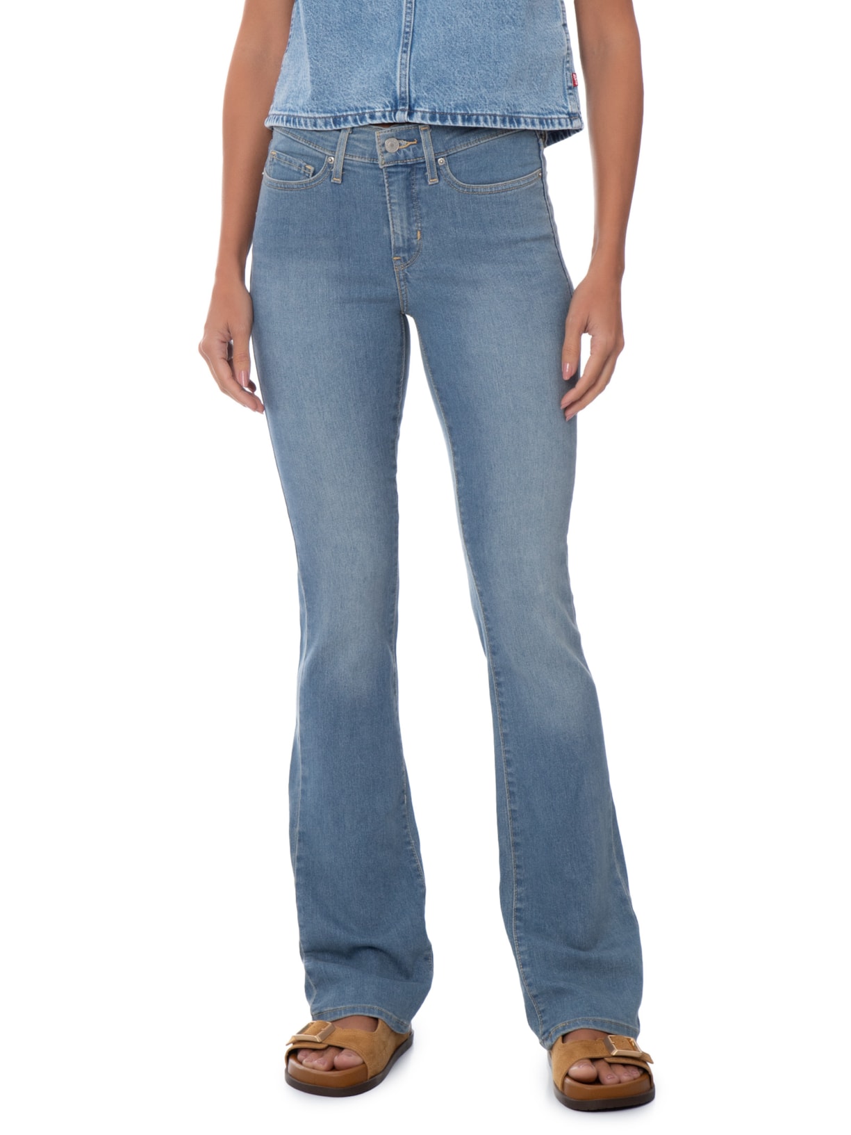Calça Jeans Feminina 315 Shaping Boot Azul Levi's