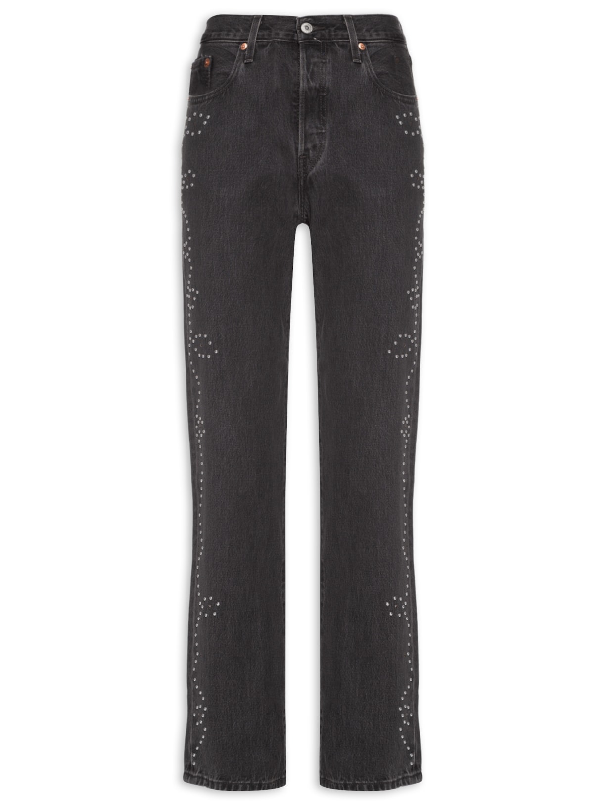 Calça Jeans Feminina 501 '90S Preto Levi's + Beyoncé