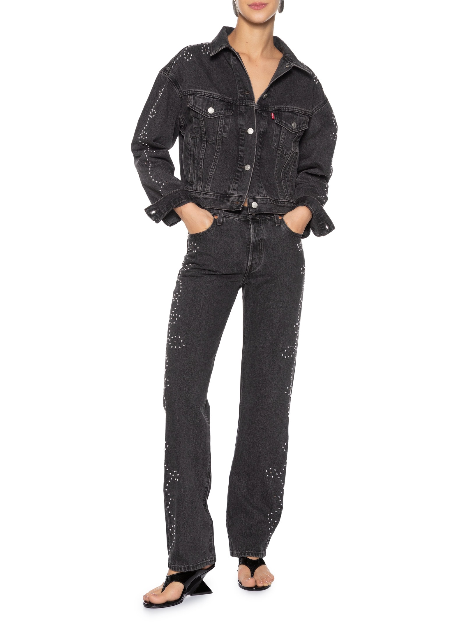 Levi's + Beyoncé - Calça Jeans Feminina 501® '90S - Preto
