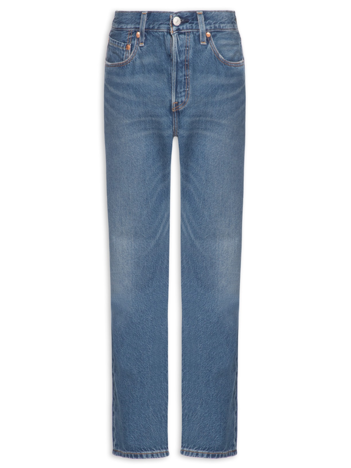Calça Jeans Feminina 501® Crop Lightweight Azul Levi's