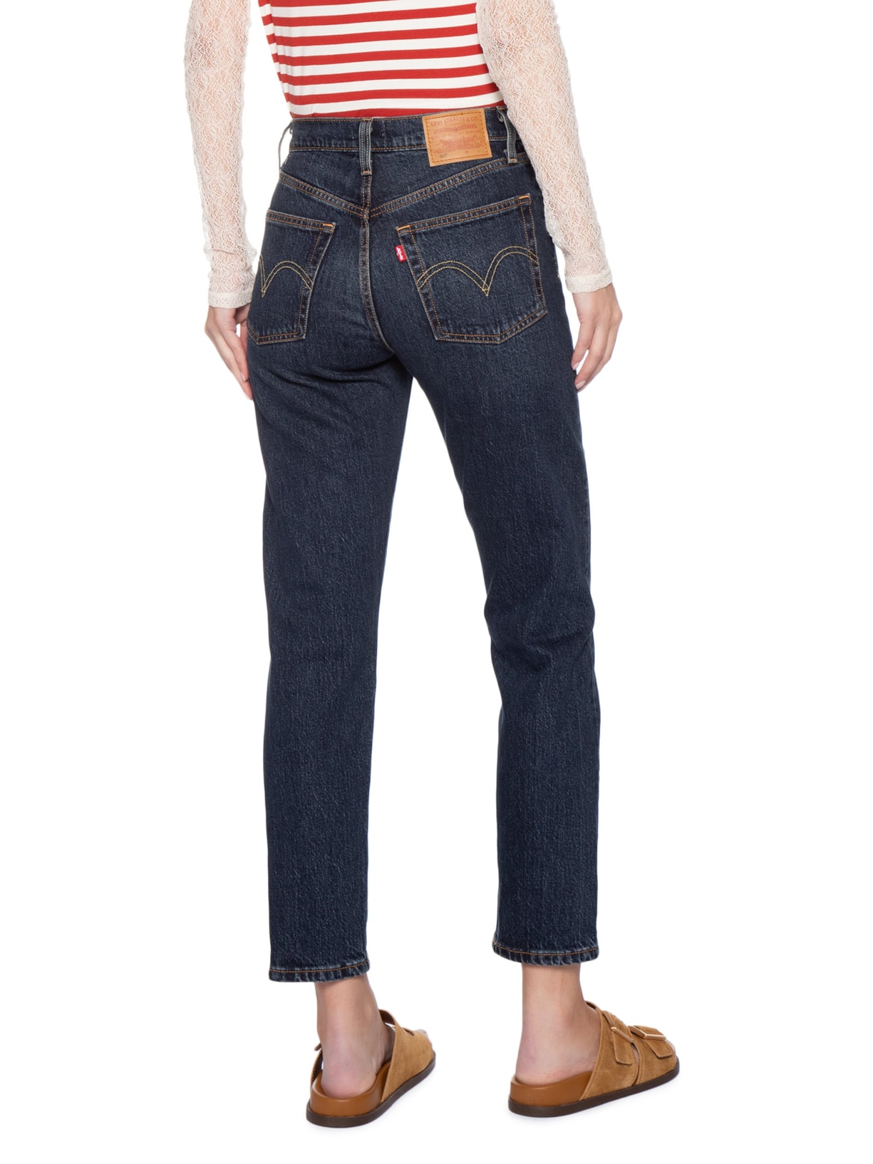 Calça Jeans Feminina 501® Crop – Azul Levi's