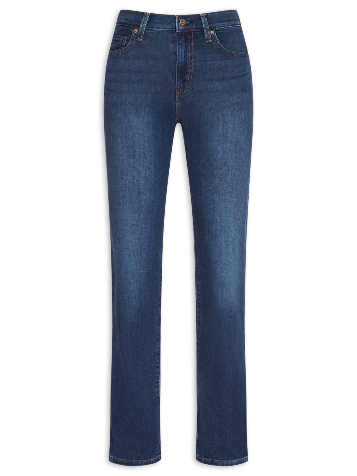 Calça Jeans Feminina 723 High Rise Straight Azul Levi's
