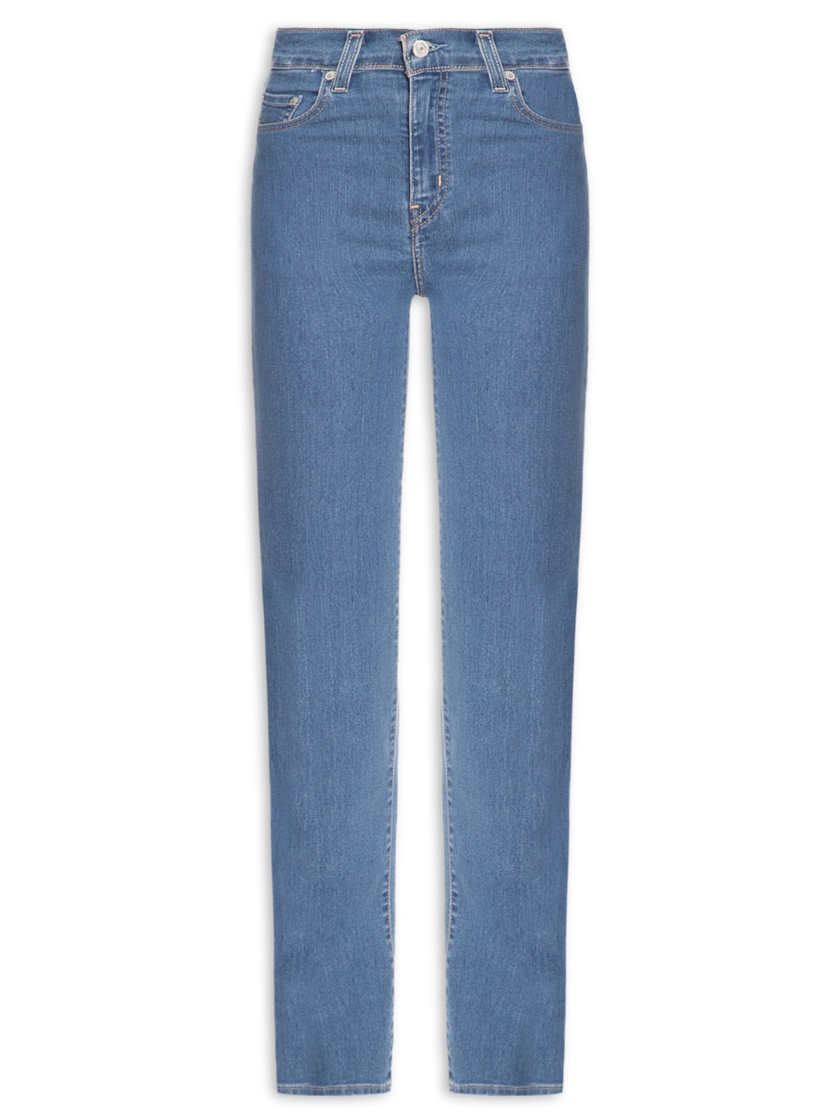 Calça Jeans Feminina 724 High Rise Straight Azul Levi's