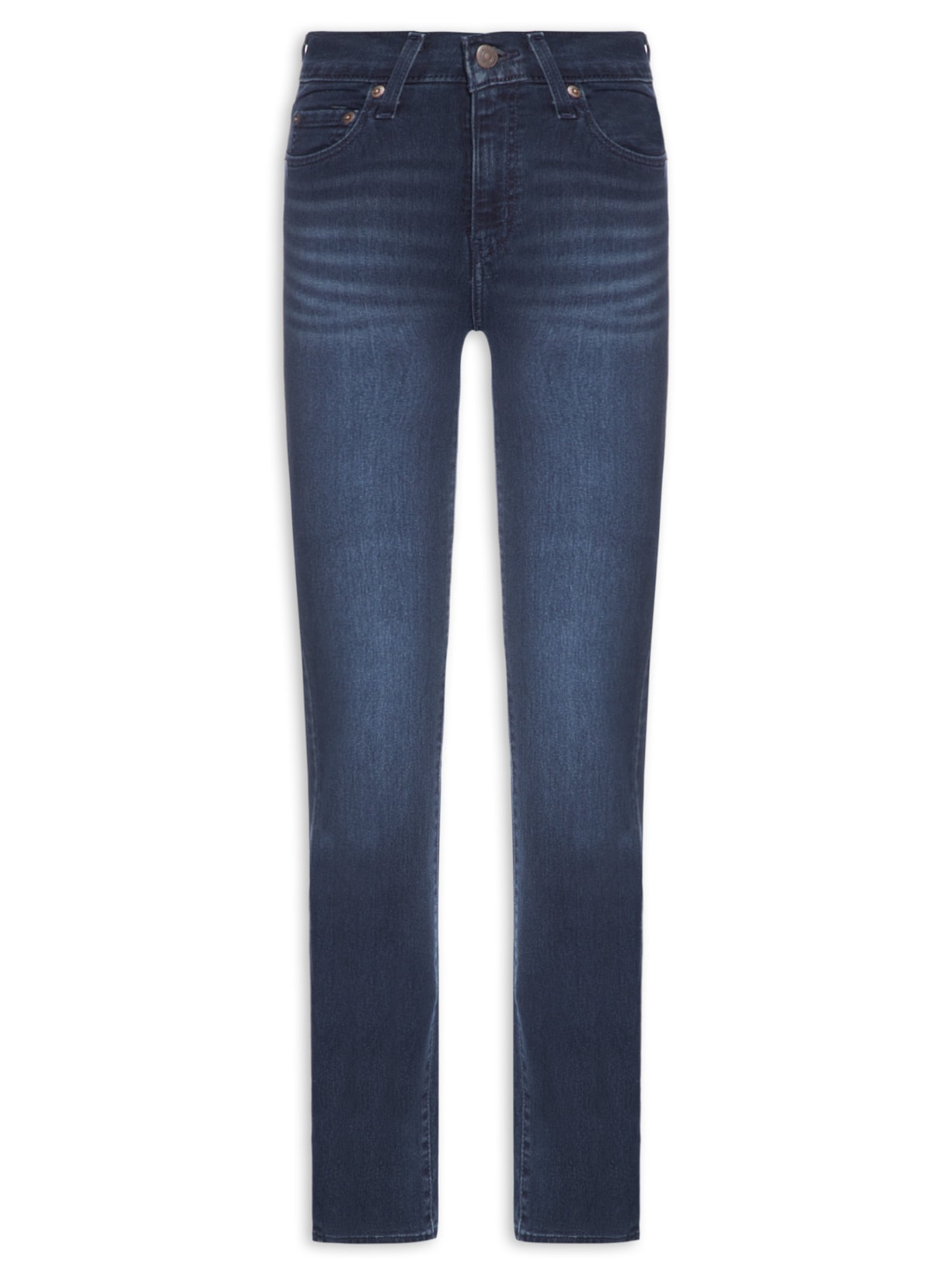 Calça Jeans Feminina 724 High Rise Straight Azul Levi's