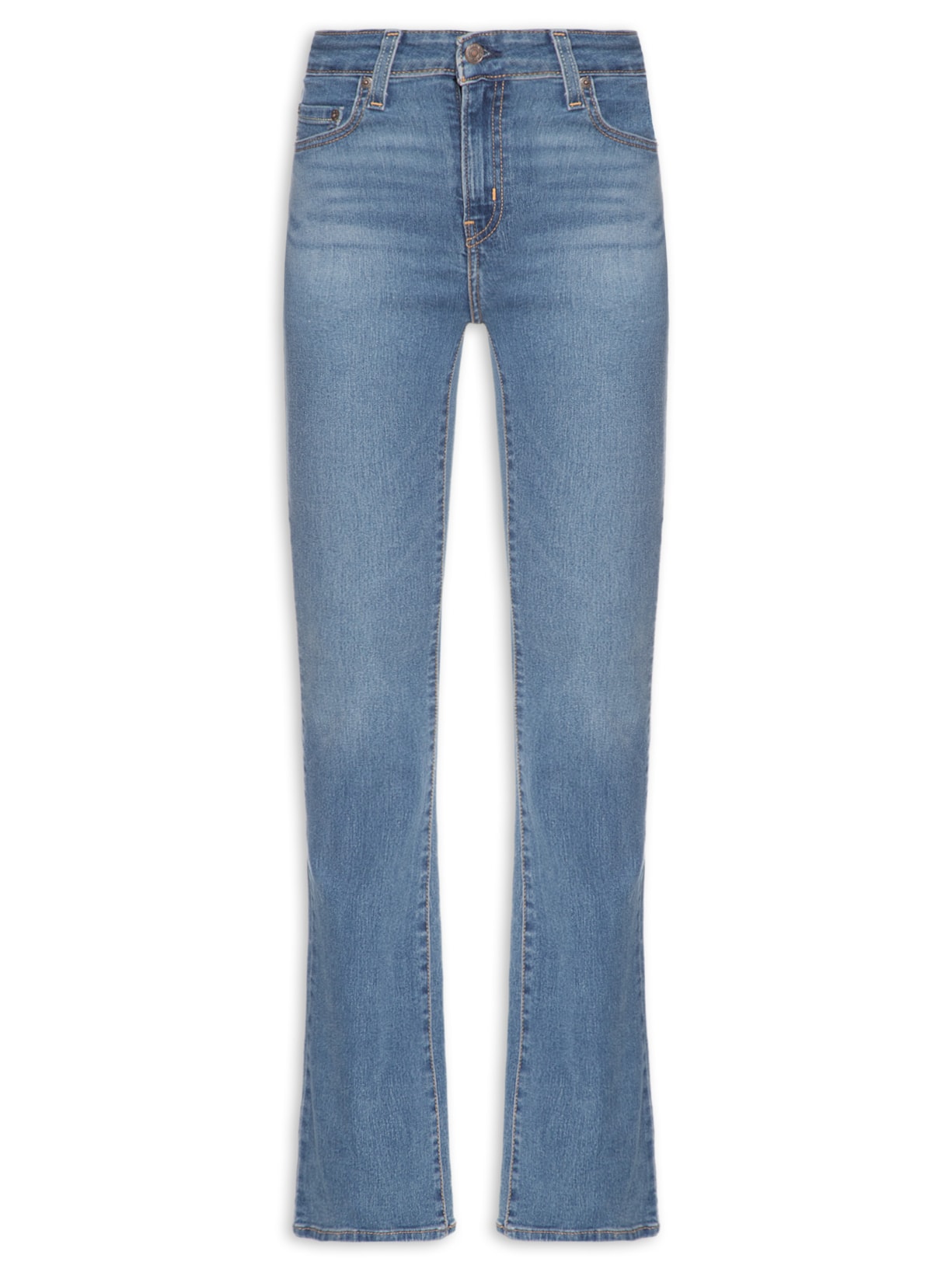 Calça Jeans Feminina 725 High Rise Bootcut - Azul