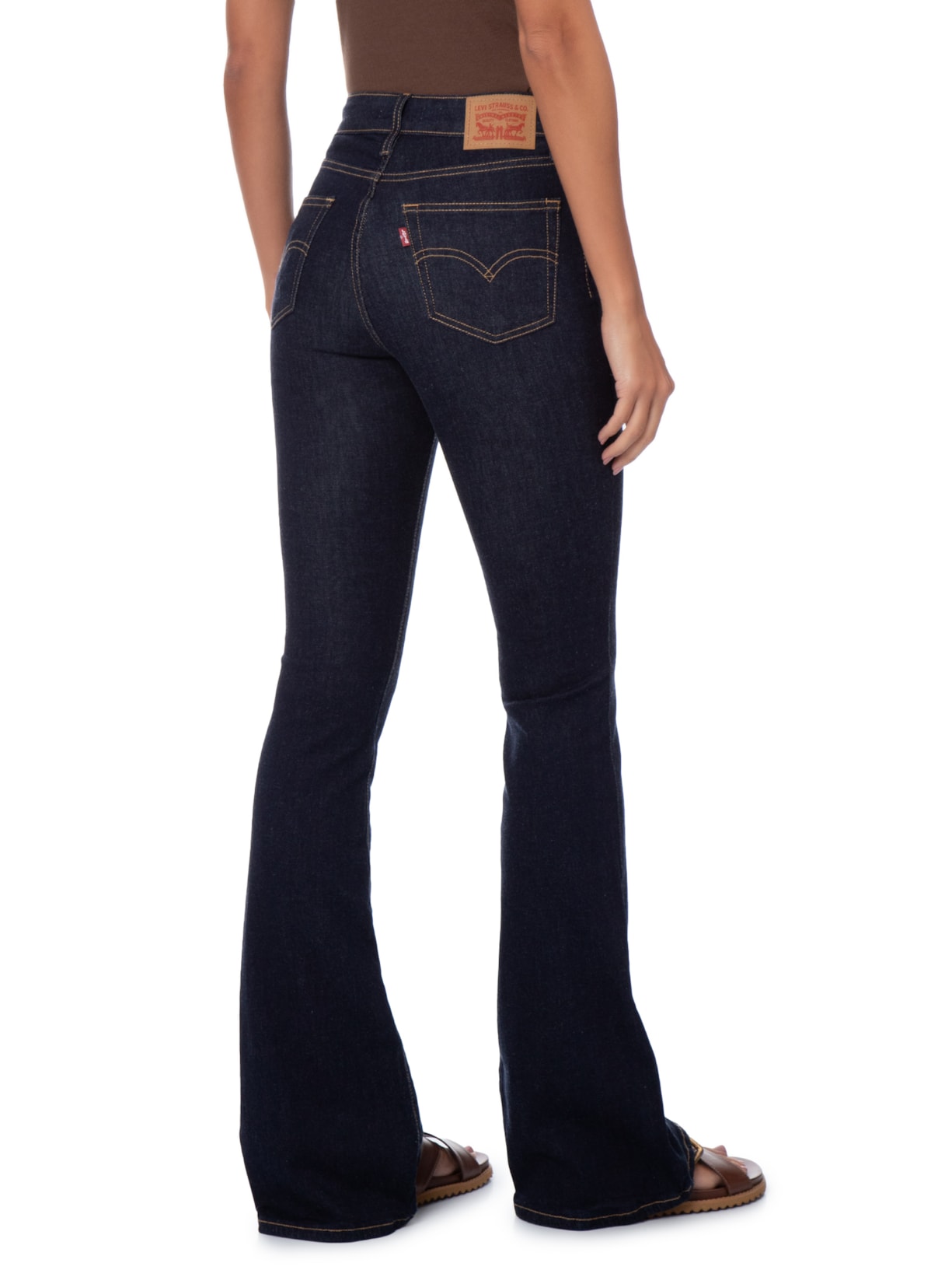 Calça Jeans Feminina 726 HR Flare Azul Levi's
