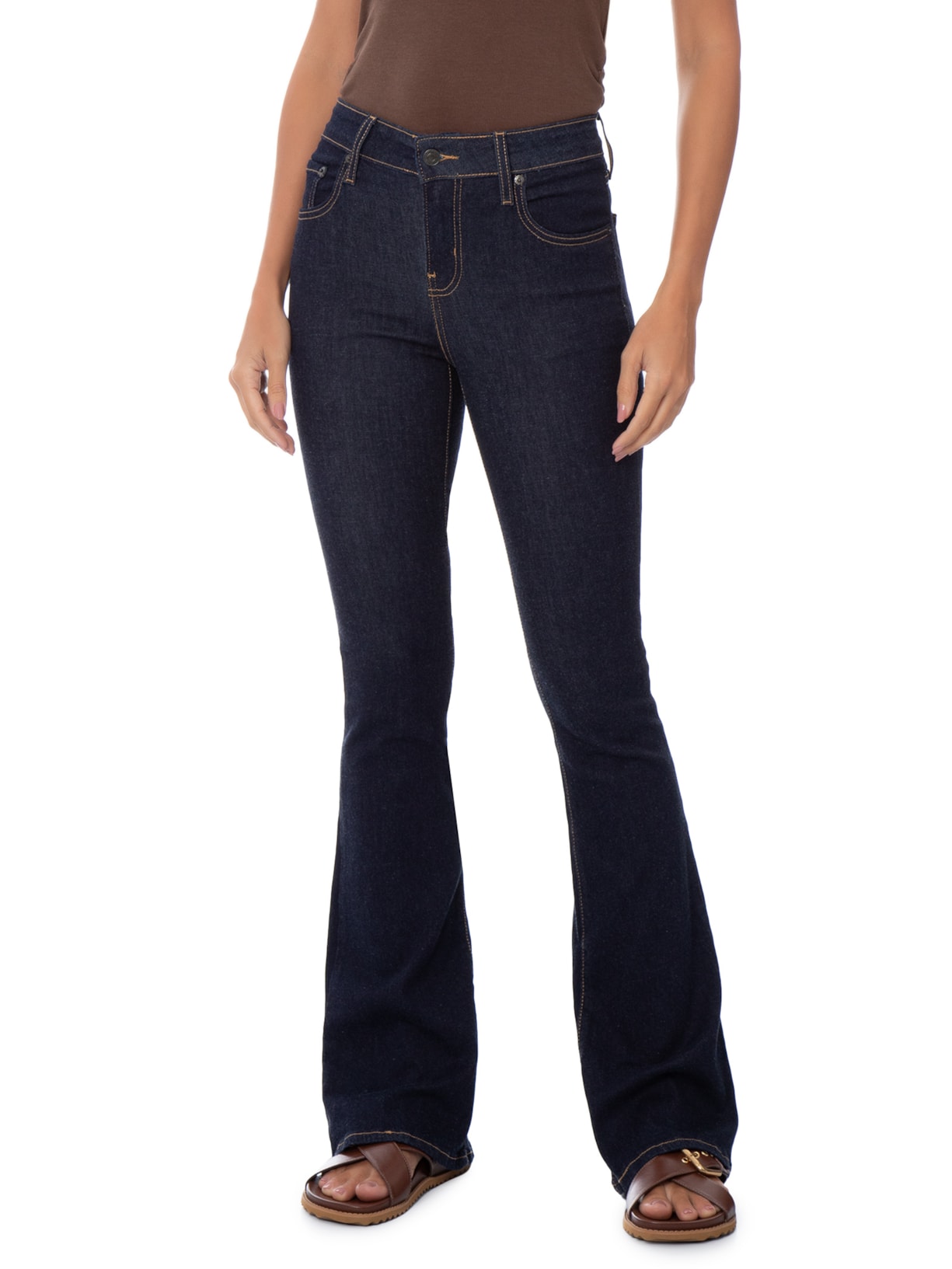 Calça Jeans Feminina 726 HR Flare – Azul Levi's