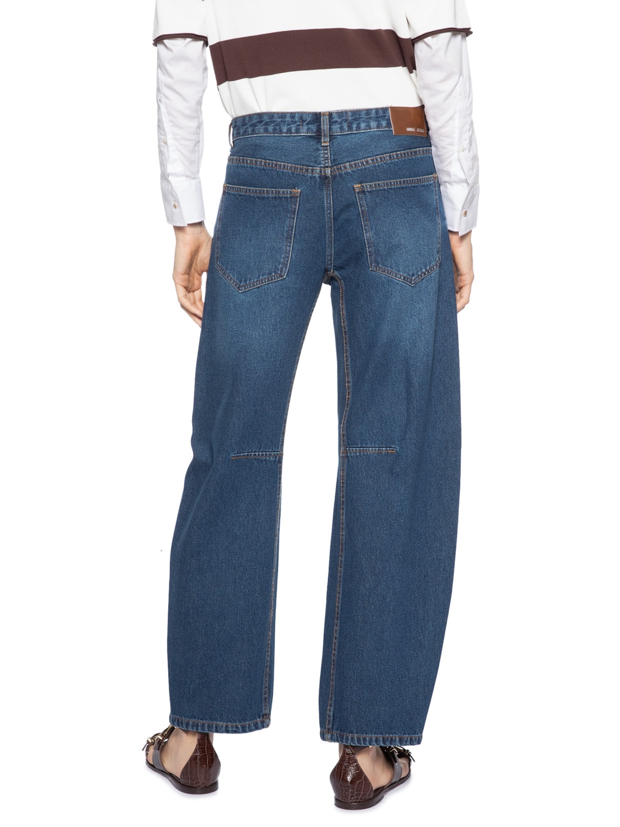 Calça Jeans Feminina Barrel Slim Azul Animale Jeans