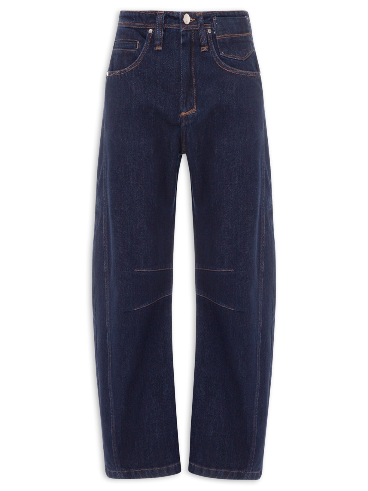 Calça Jeans Feminina Bolso Coração Azul Animale