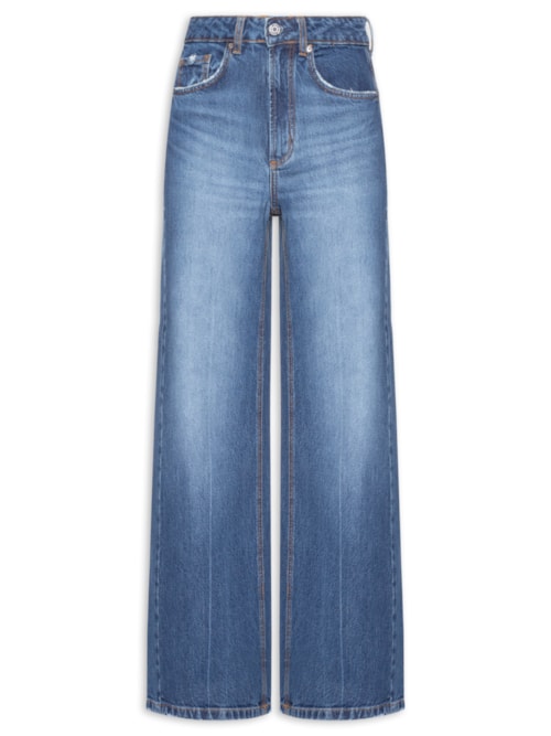 Calça Jeans Feminina Boot 90s Luque - Azul