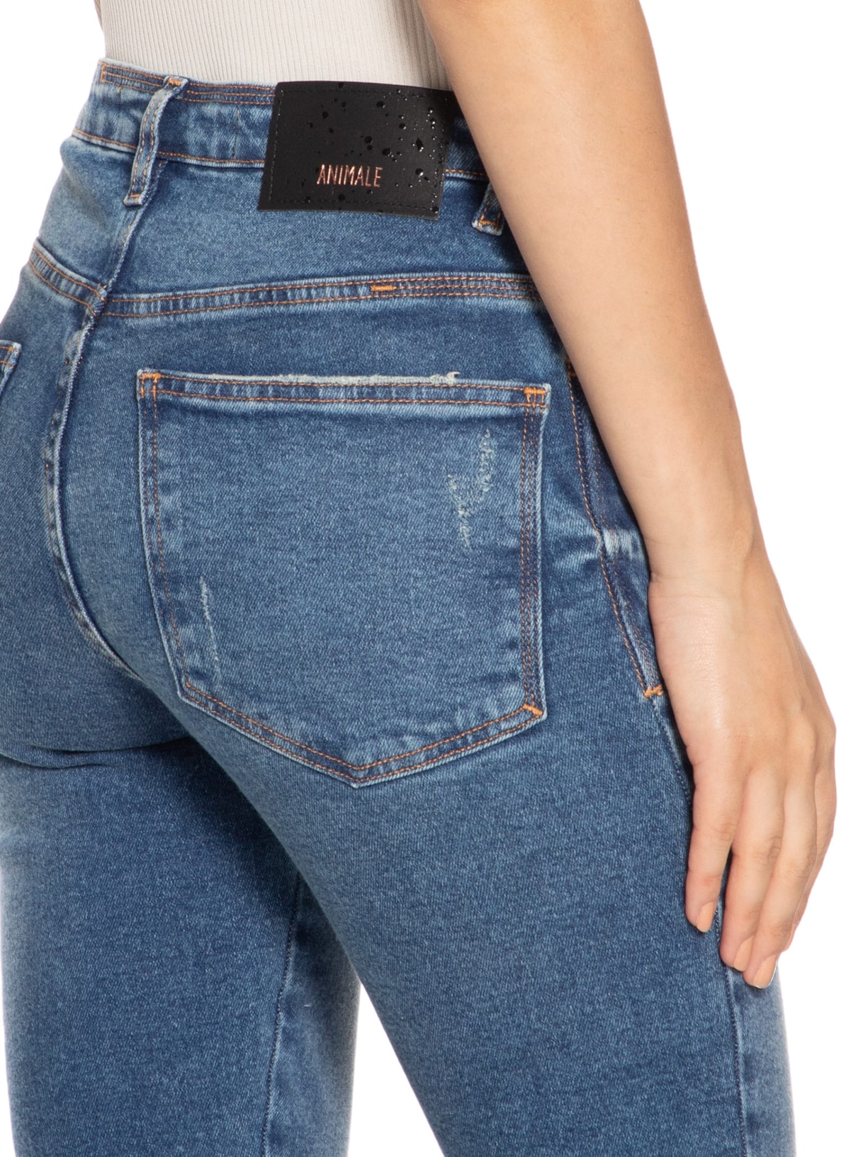 Calça Jeans Feminina Boot Basic Azul Animale