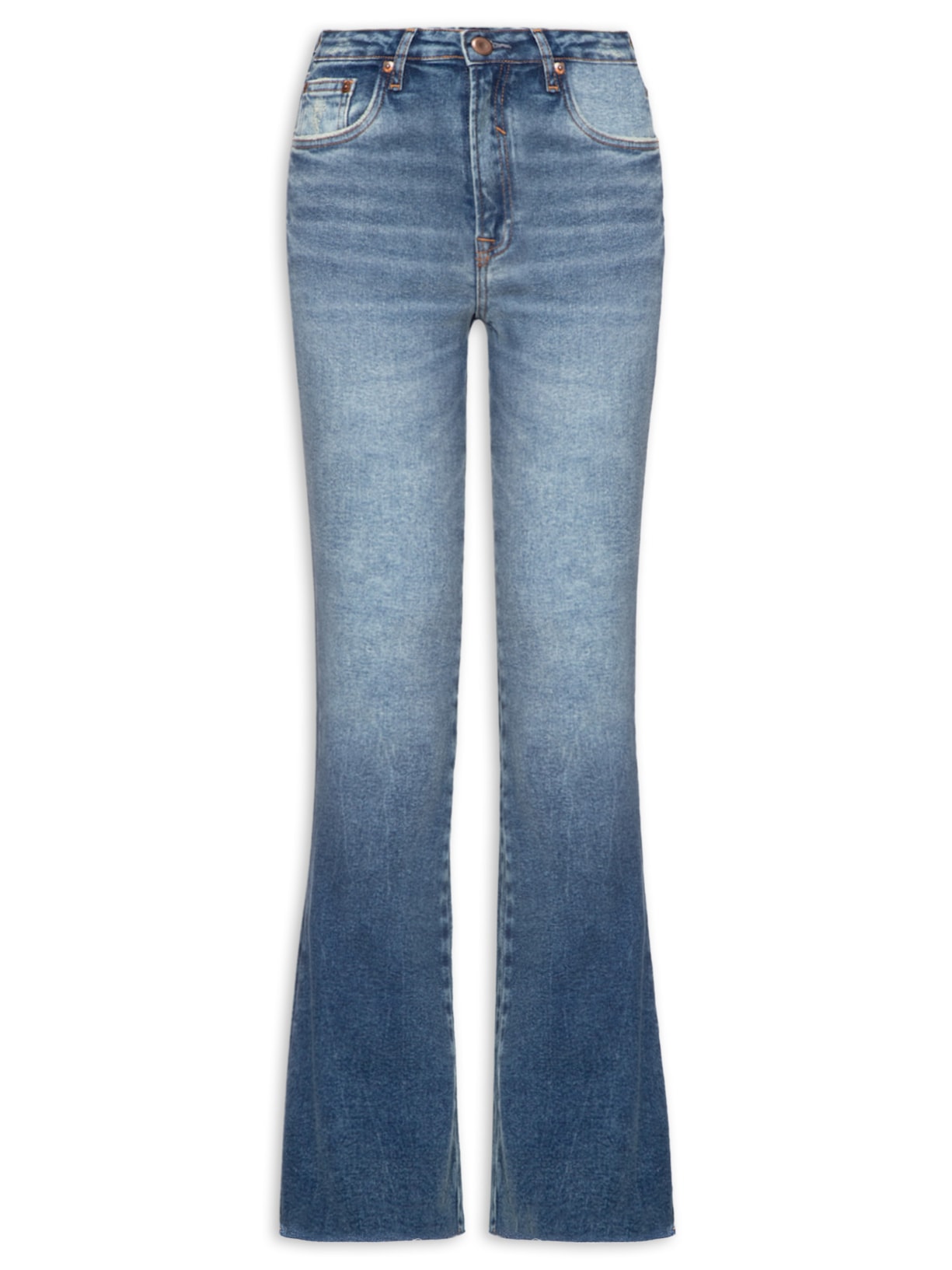 Calça Jeans Feminina Boot Basic - Azul