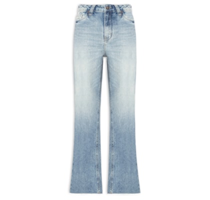 Calça Jeans Feminina Boot Cropped - Azul