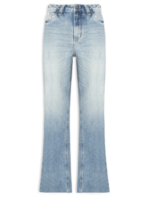 Calça Jeans Feminina Boot Cropped - Azul