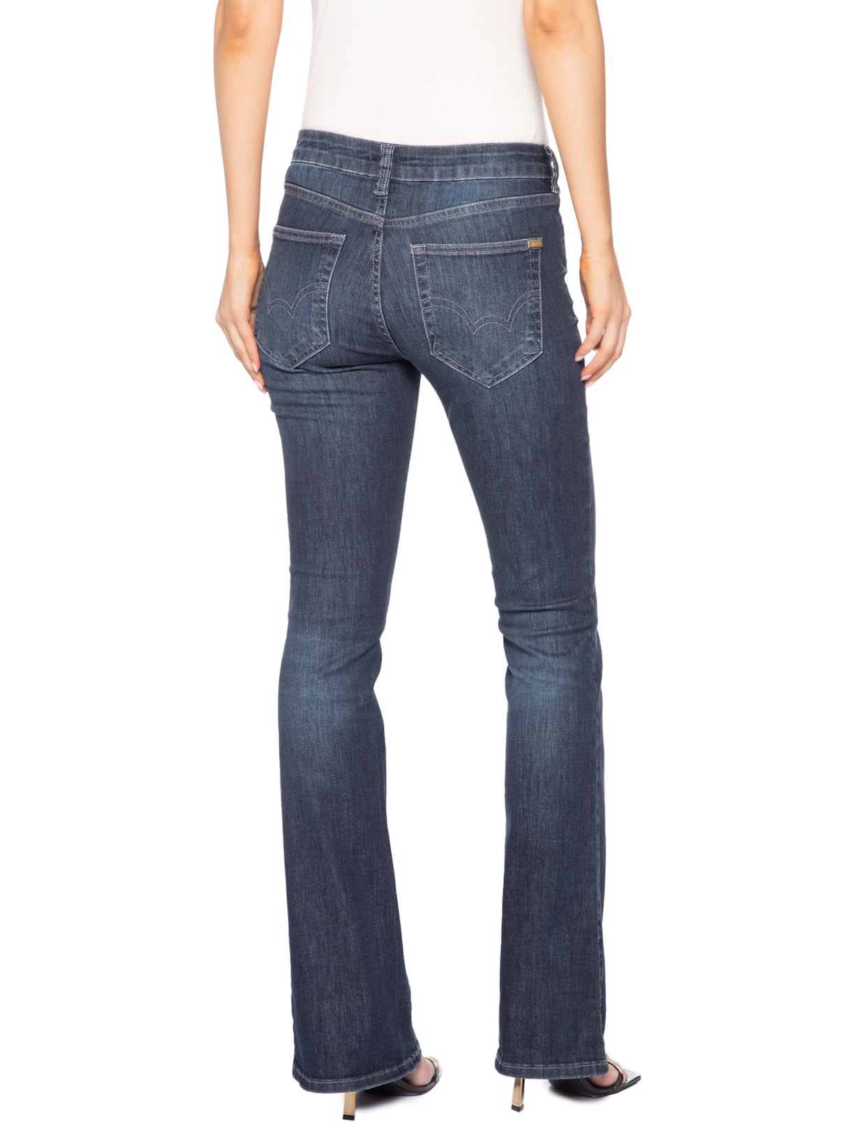 Calça Jeans Feminina Boot Cut Azul Forum
