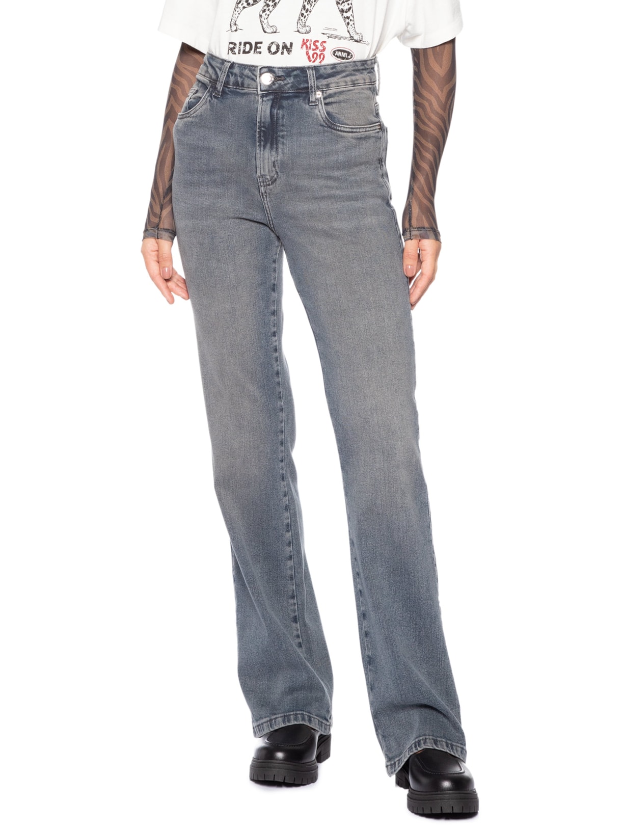Calça Jeans Feminina Boot Vintage New Basic - Azul by ANIMALE JEANS