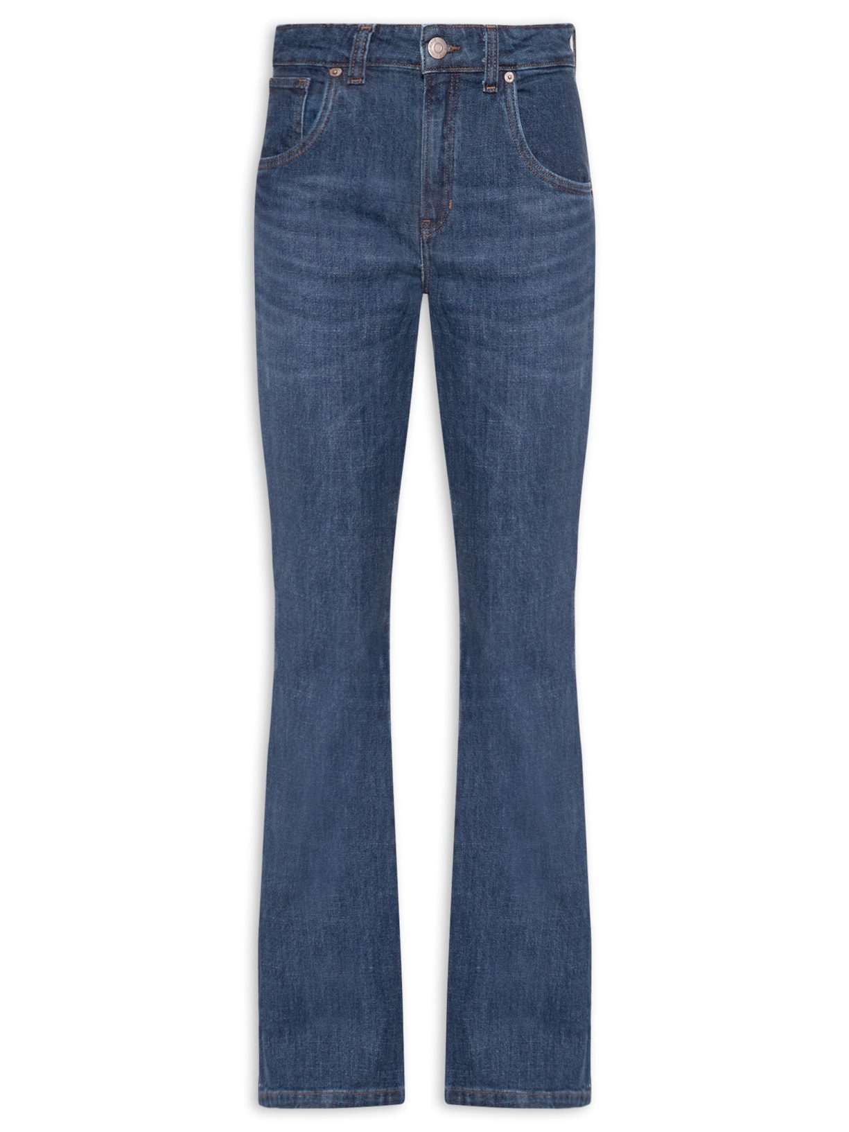 Calça Jeans Feminina Bootcut Nova York New Basic Azul Animale Jeans