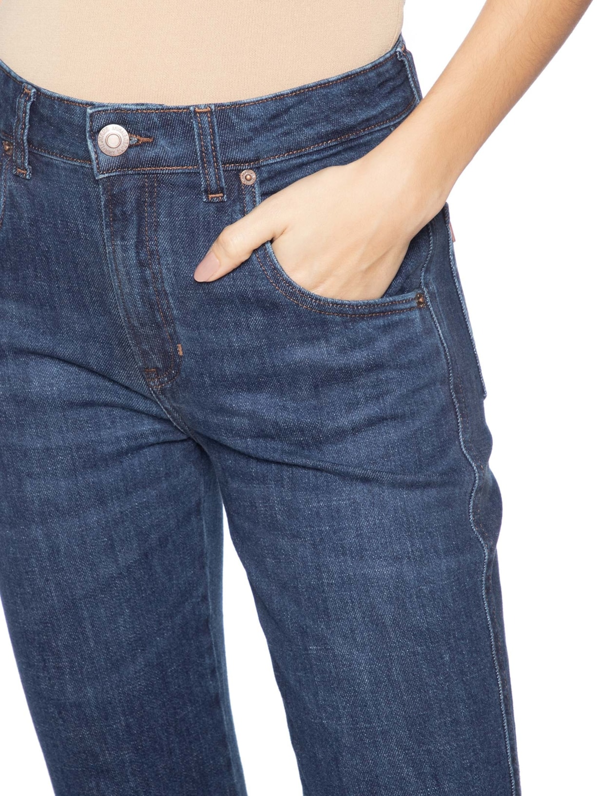 Calça Jeans Feminina Bootcut Nova York New Basic Azul Animale Jeans
