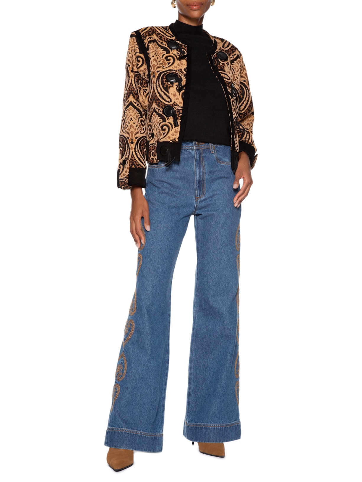 Calça Jeans Feminina Carter Azul Nk