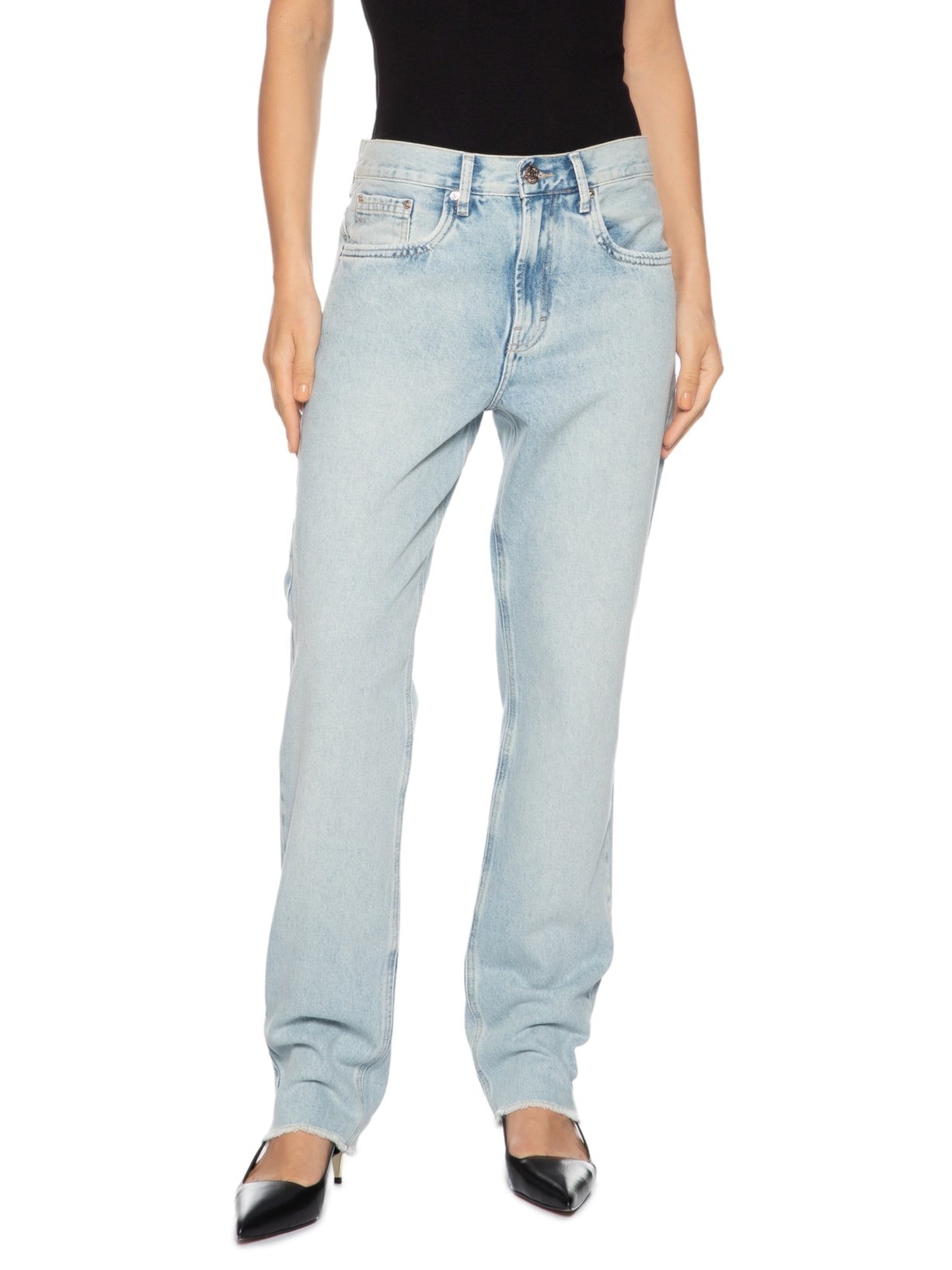 Calça Jeans Feminina Flashback Claro Azul Animale