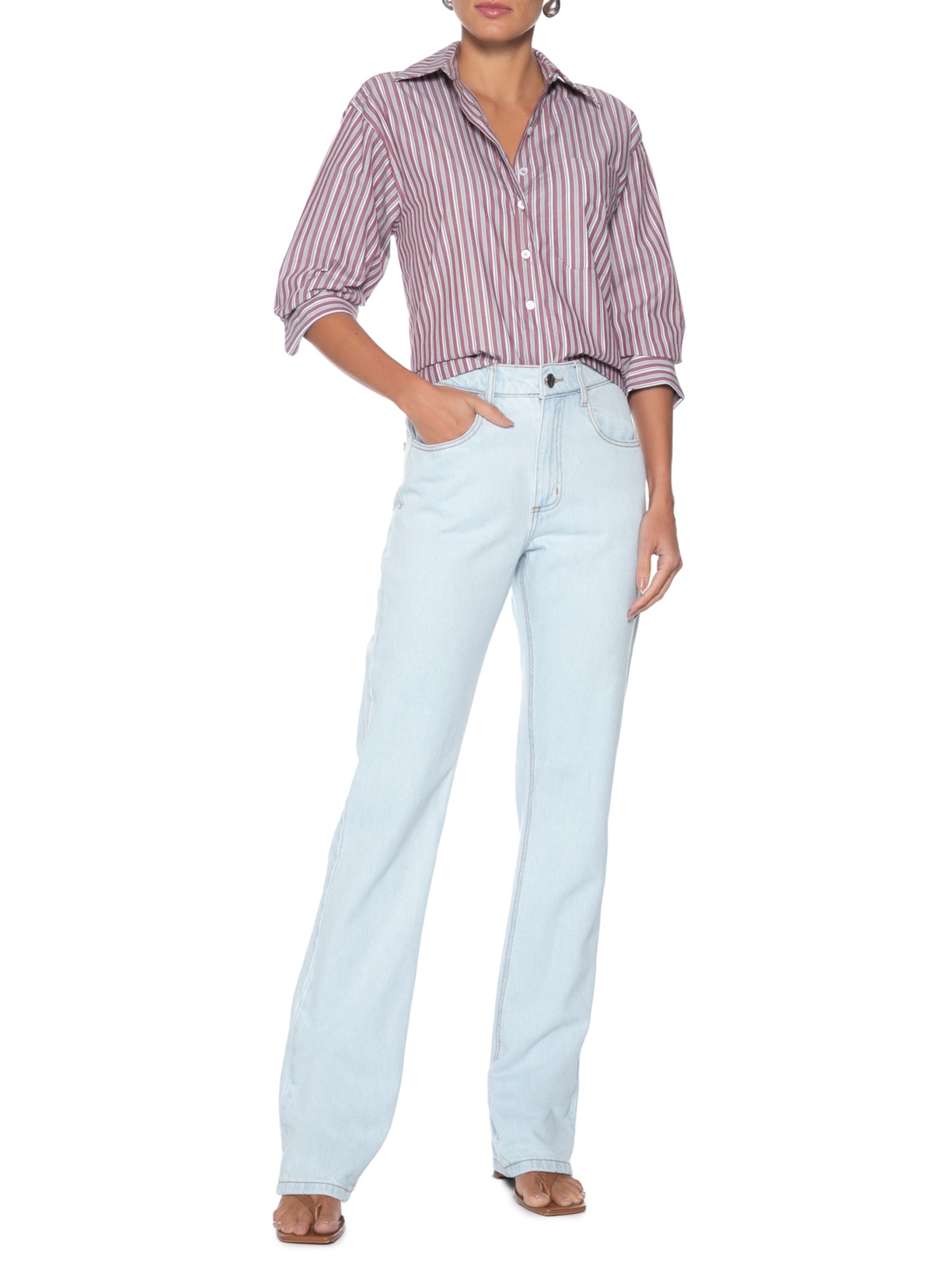 Calça Jeans Feminina Ícone – Azul Misci