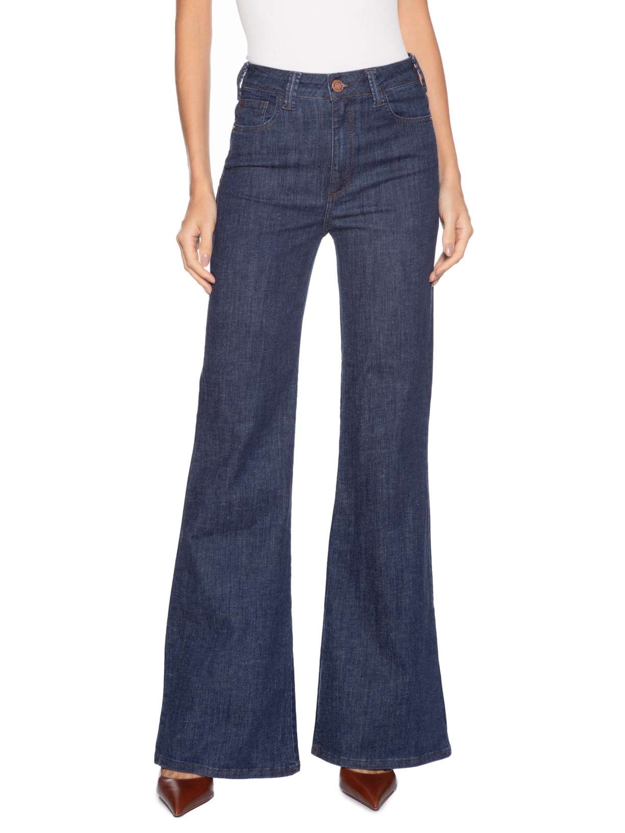 Calça Jeans Feminina Louise Azul Forum