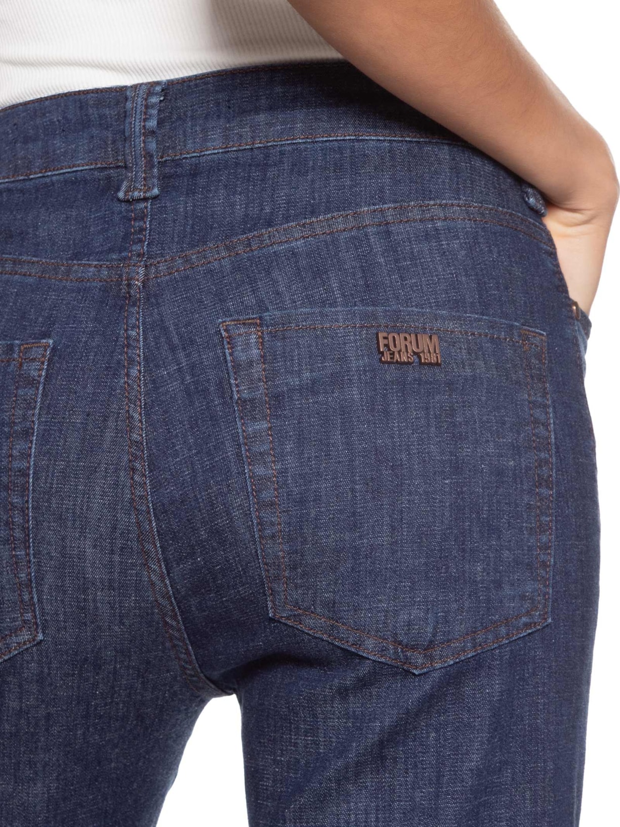 Calça Jeans Feminina Louise Azul Forum