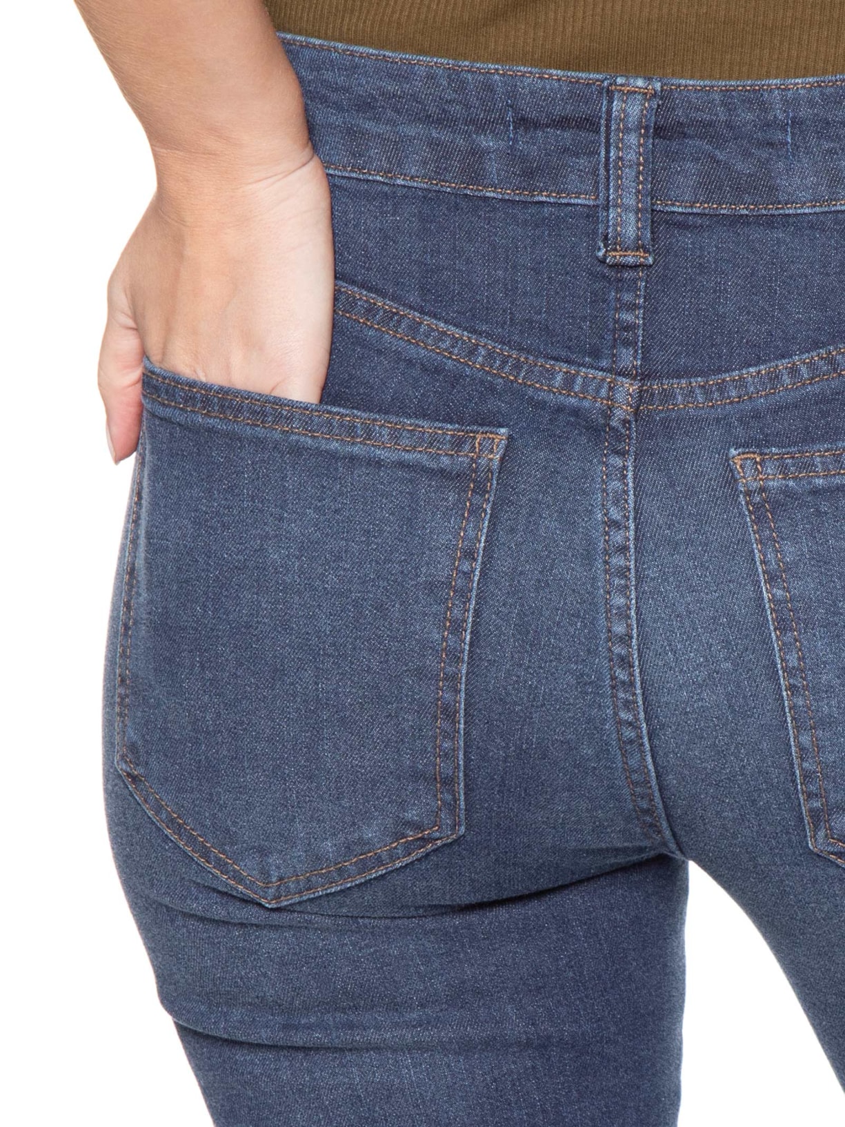 Calça Jeans Feminina Marisa 2 Slim Azul Forum