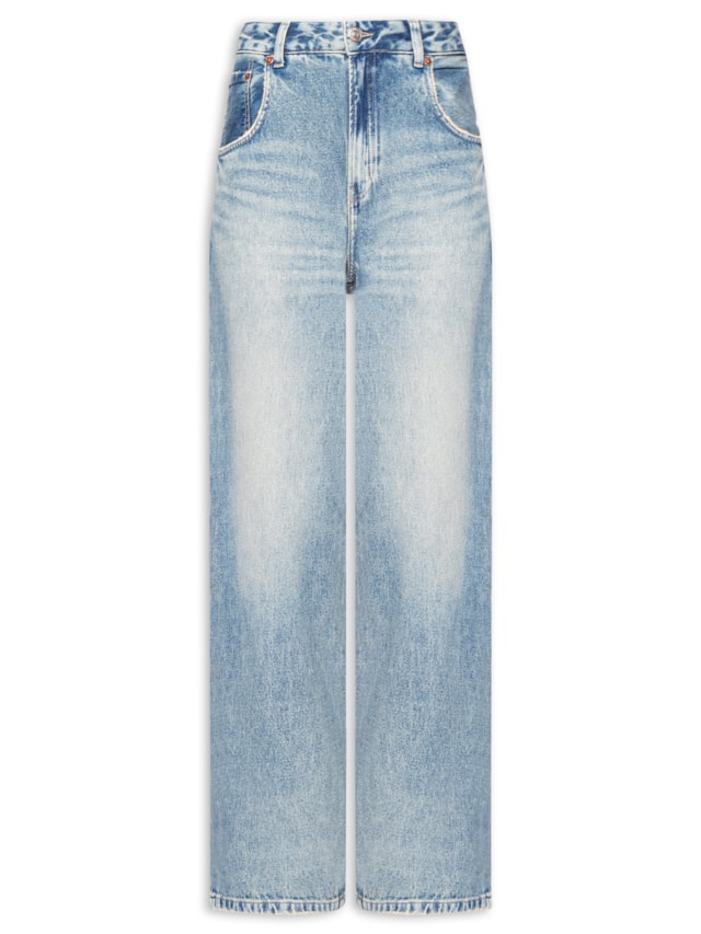 Calça Jeans Feminina Maxi Dirty - Azul by ANIMALE JEANS