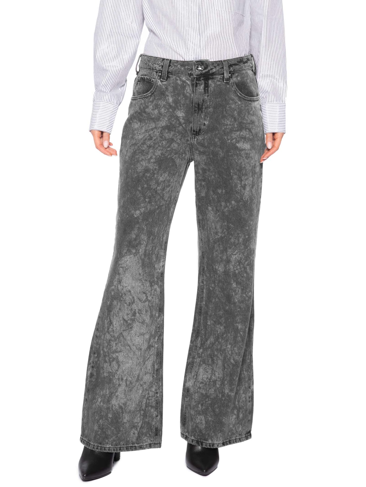 Calça Jeans Feminina New Preto Forum