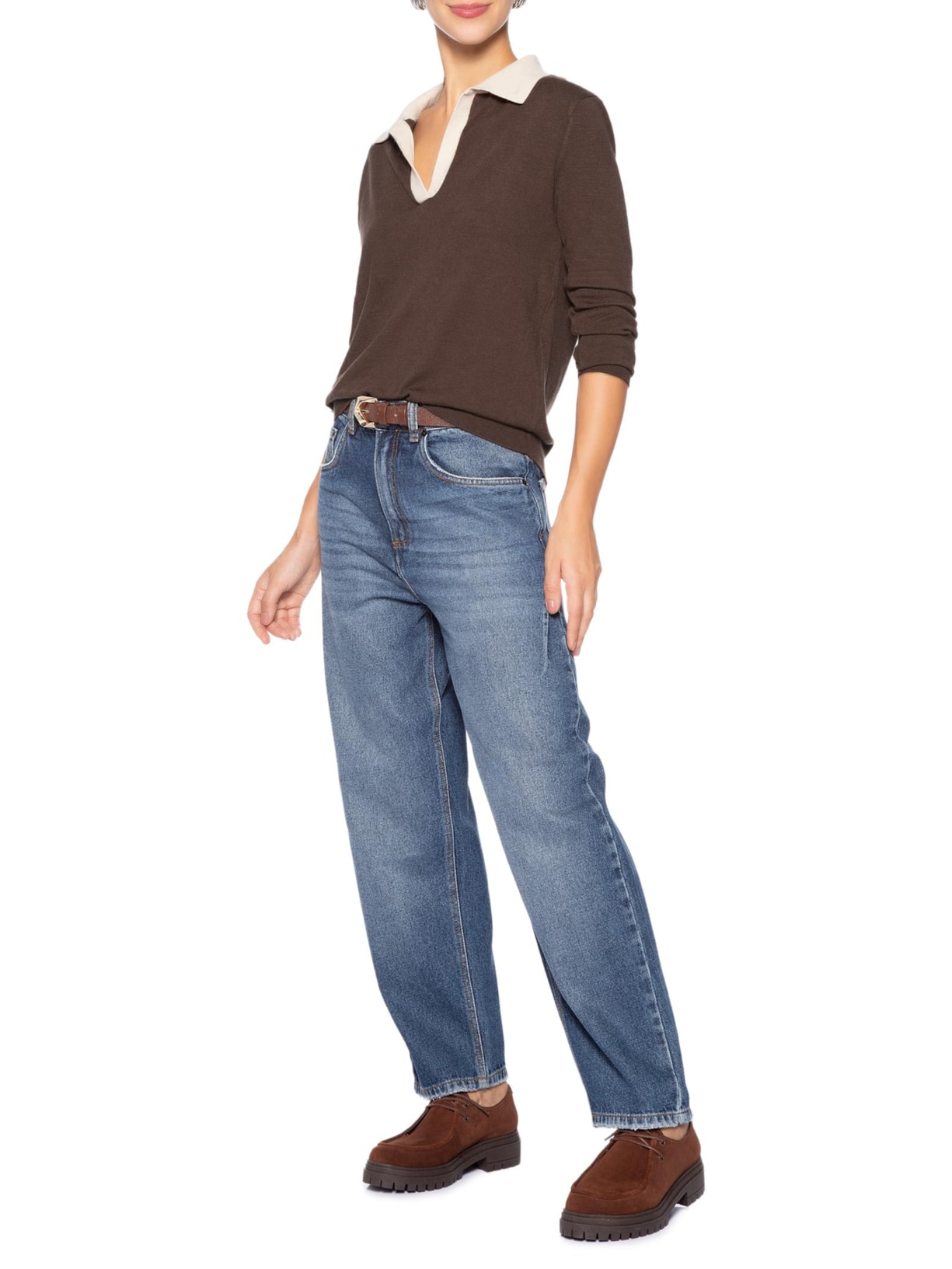 Calça Jeans Feminina Nipper Pence New Basic Azul Animale Jeans