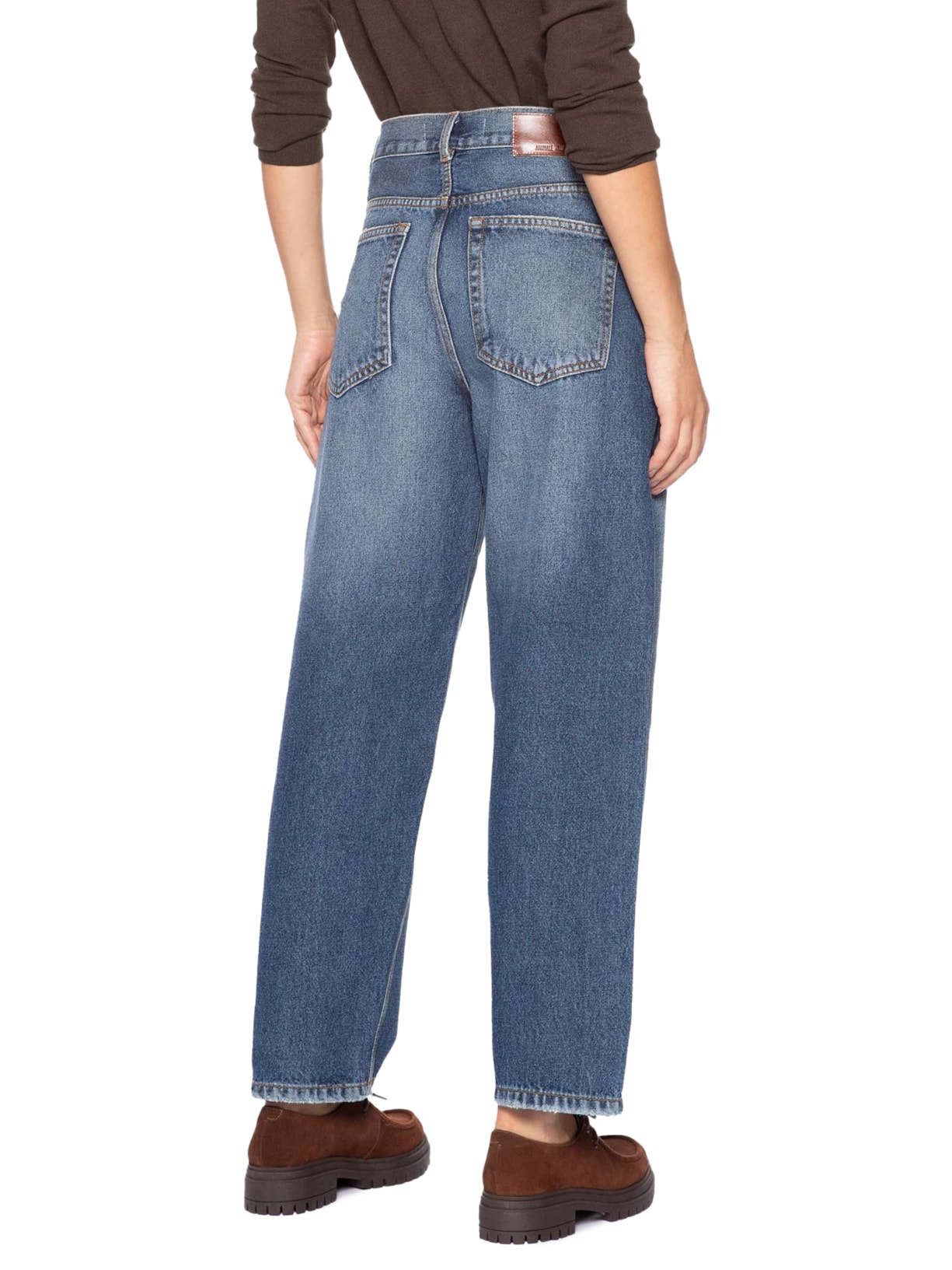 Calça Jeans Feminina Nipper Pence New Basic Azul Animale Jeans