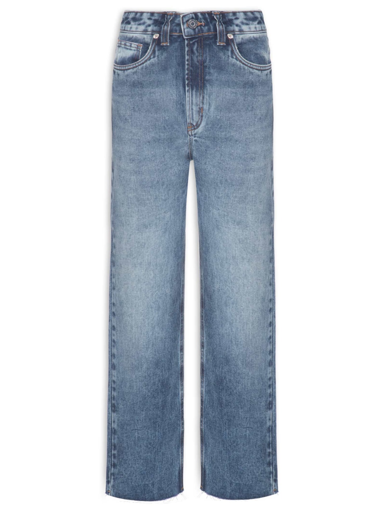 Calça Jeans Feminina Reta Rio de Janeiro Basic – Azul Animale Jeans