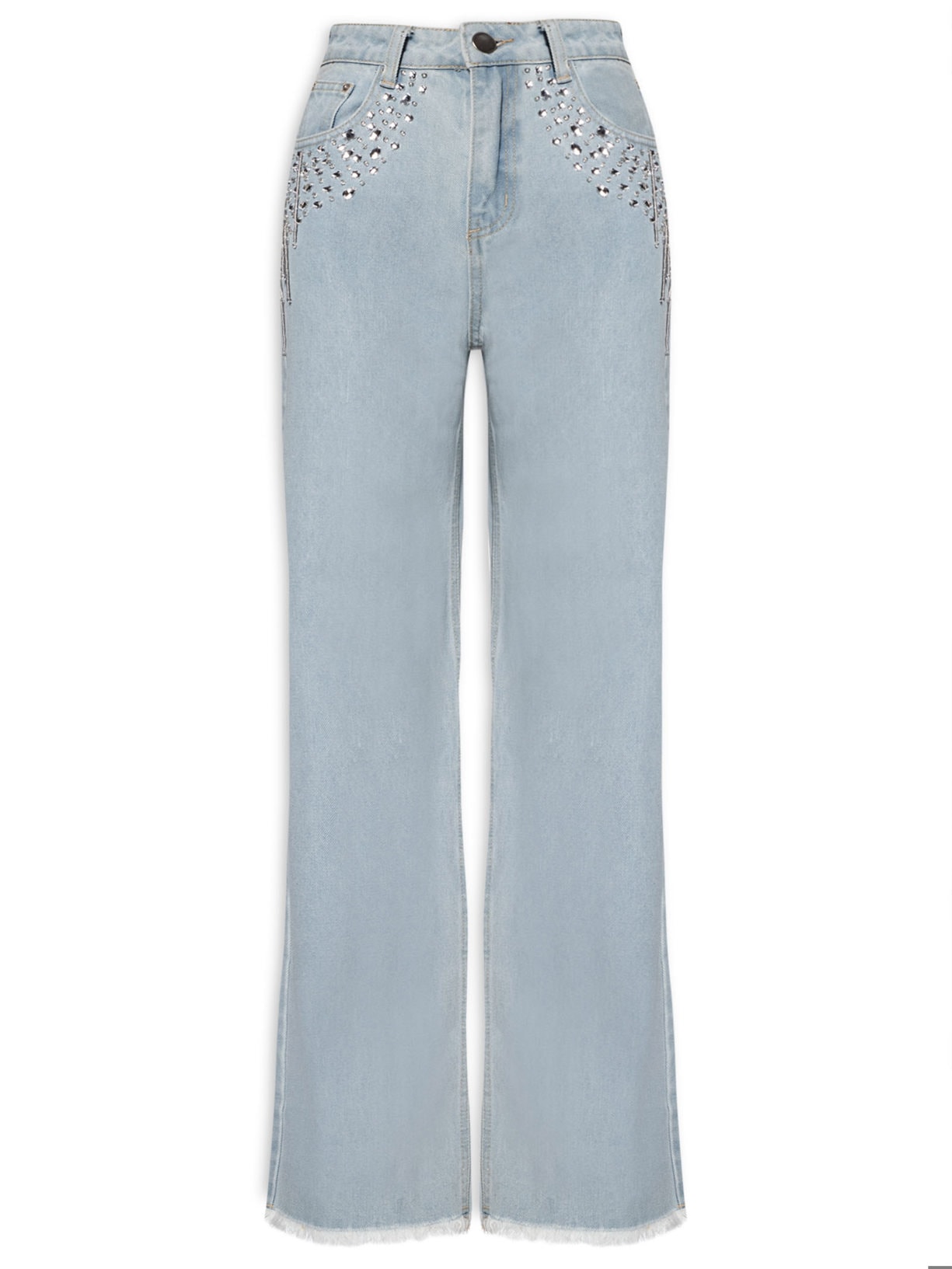 Calça Jeans Feminina Shine - Azul