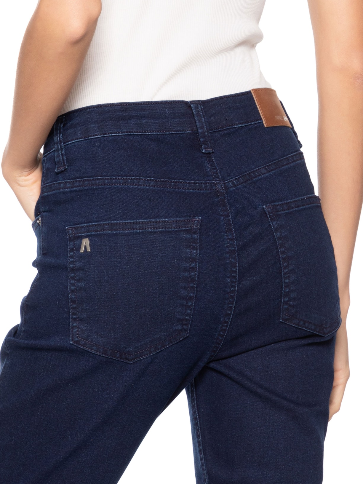 Calça Jeans Feminina Skinny Basic High Azul Animale Jeans