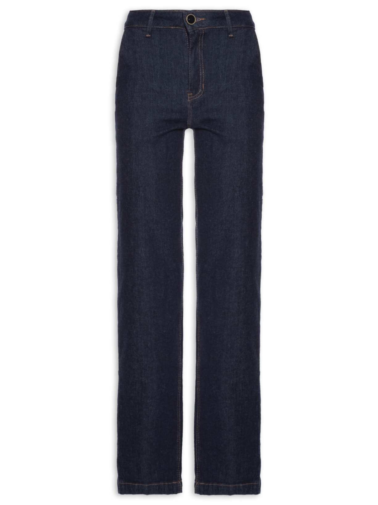 Calça Jeans Feminina Straight Pandora - Azul