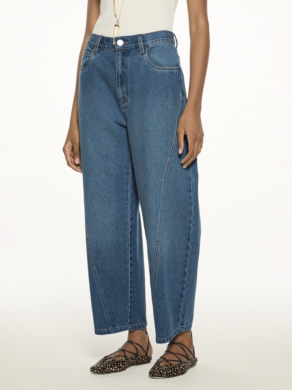 Calça Jeans Feminina Triangle V27 Azul Mixed