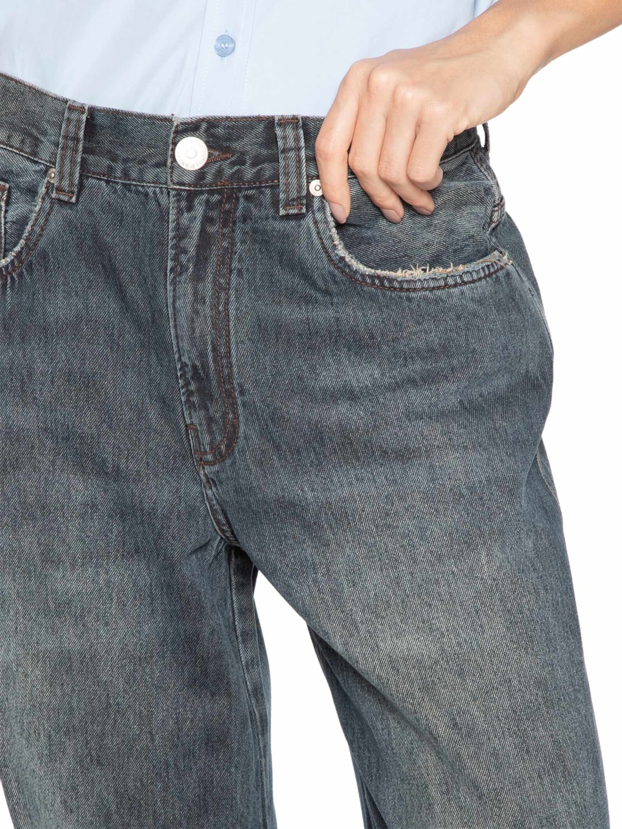 Calça Jeans Feminina Wide Leg New Basic Azul Animale Jeans