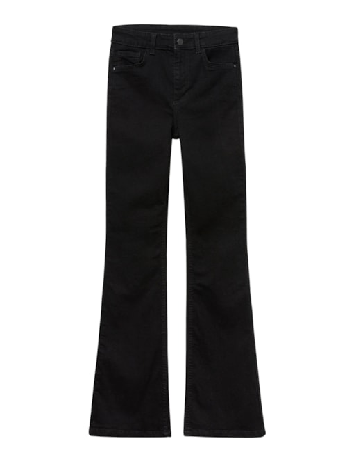 Calça Jeans Flare - Preto