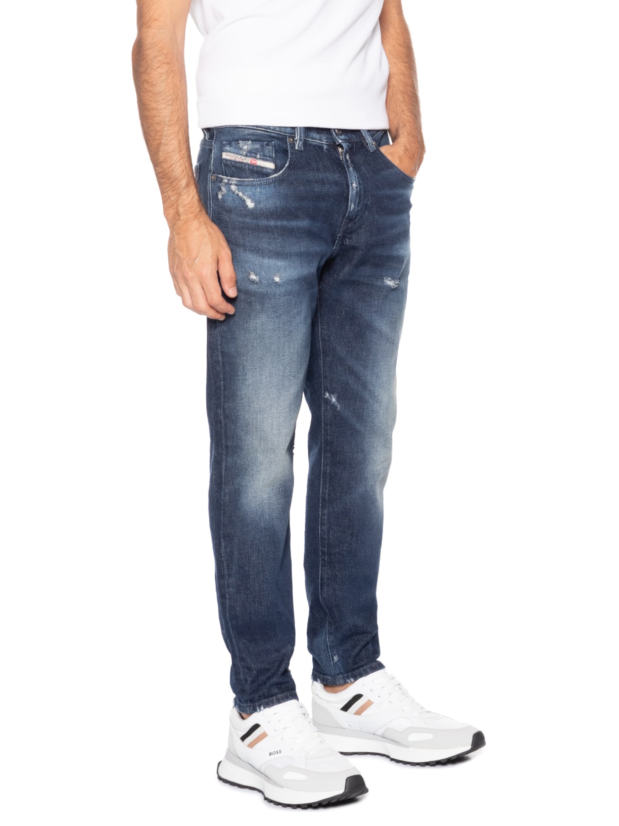 Calça Jeans Masculina 2019 D-Strukt Azul Diesel