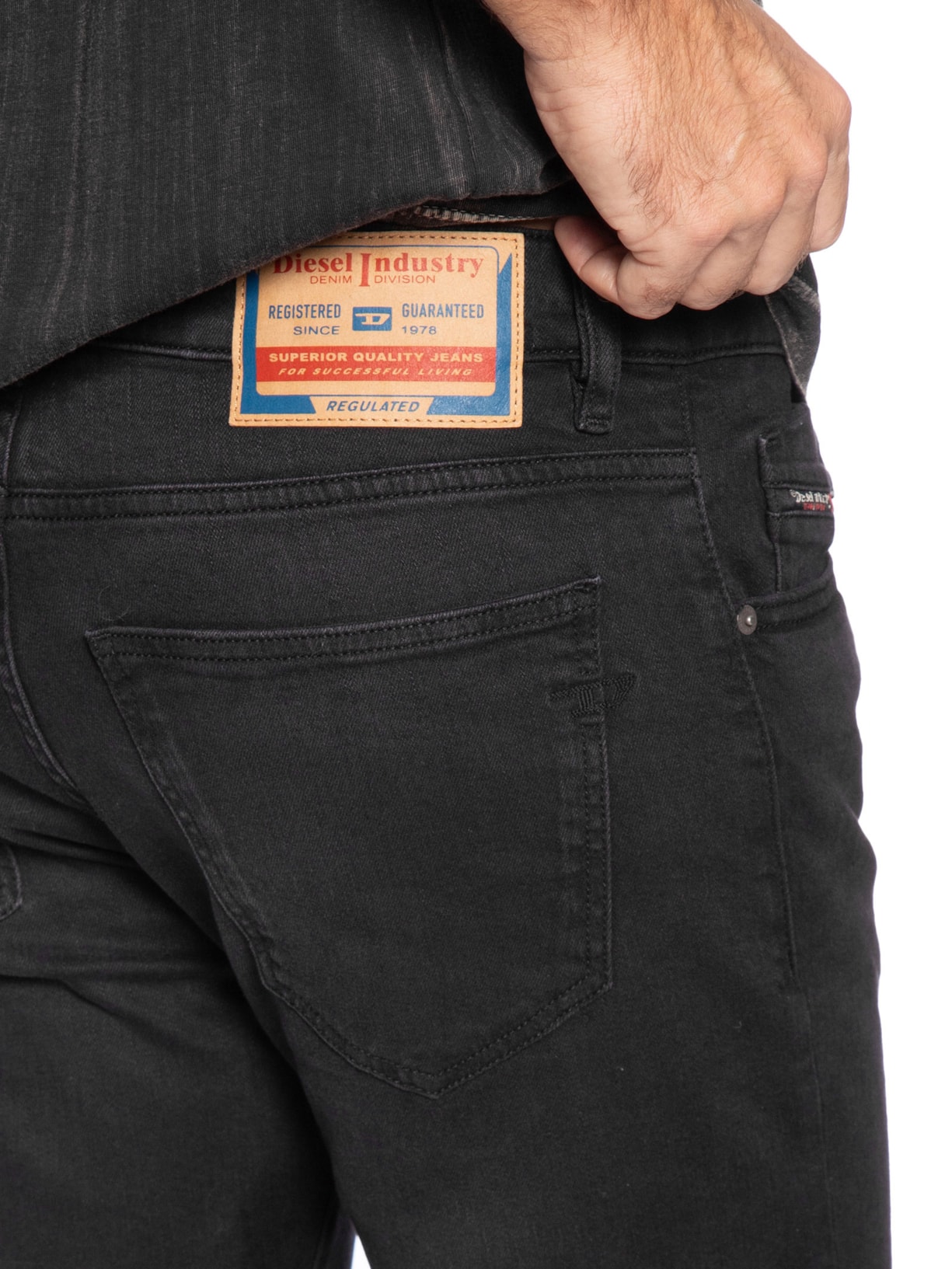 Calça Jeans Masculina 2019 D-Strukt L.32 Pantaloni Preto Diesel