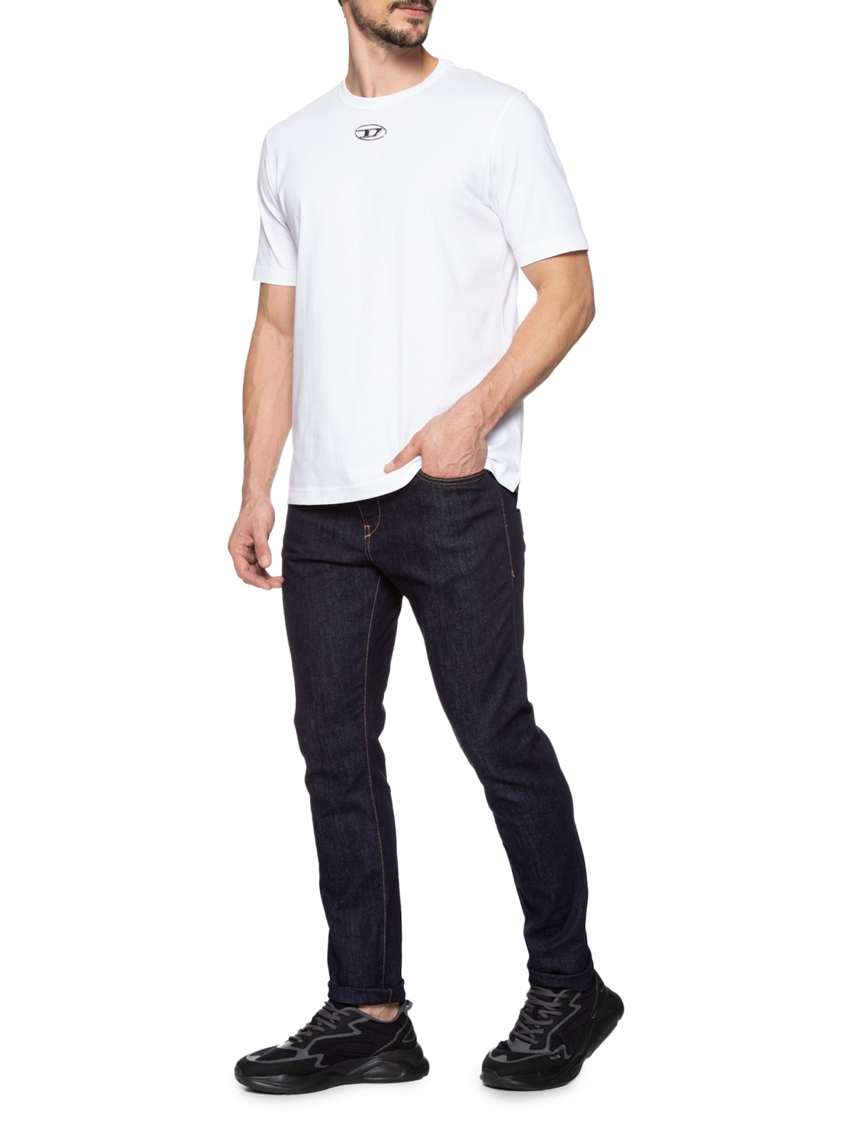 Diesel Calça Jeans Masculina 2019 D-strukt Trouse Azul