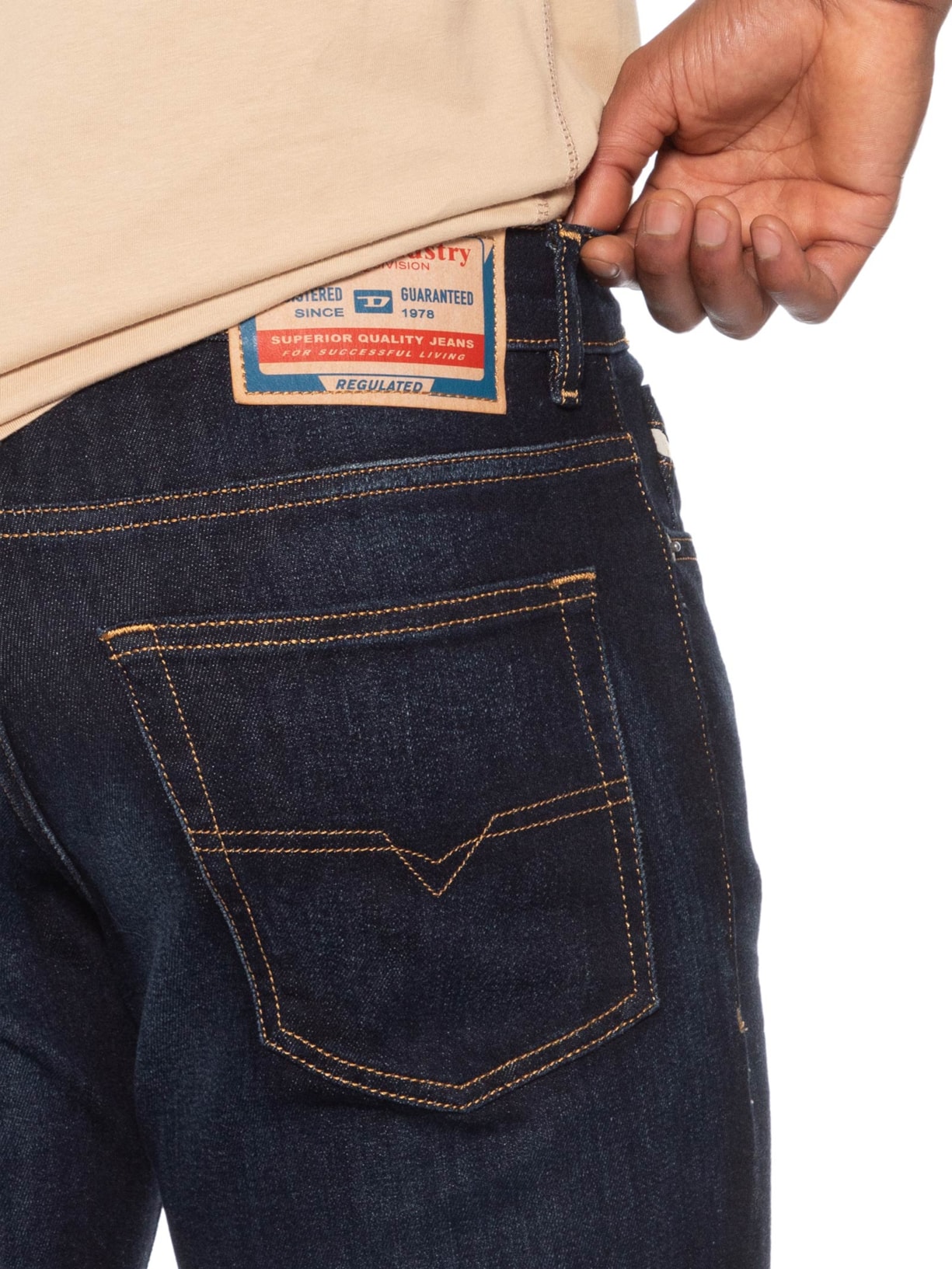 Calça Jeans Masculina 2023 D-Finitive L.32 Azul Diesel