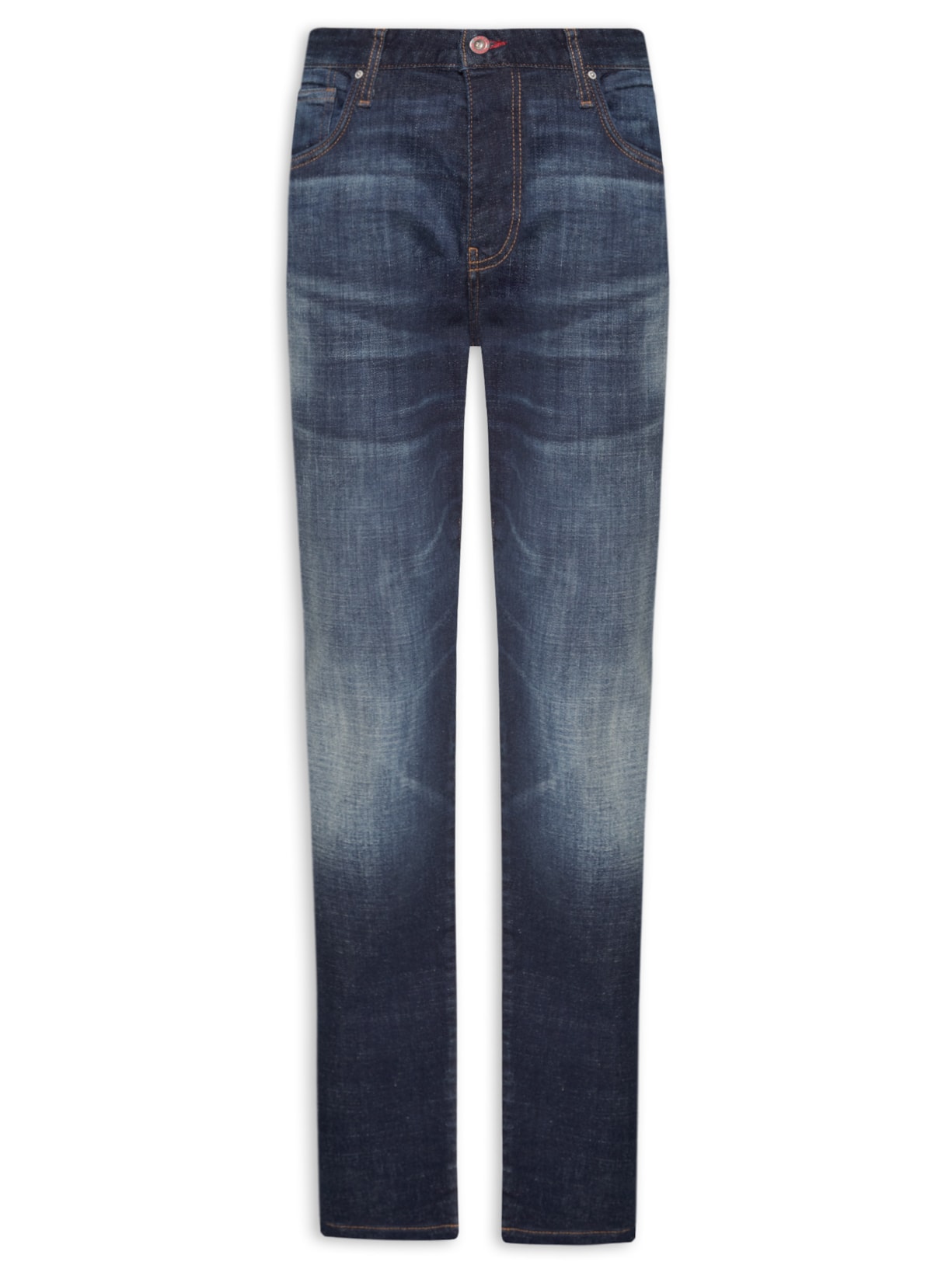 Calça Jeans Masculina 5 Pockets - Azul