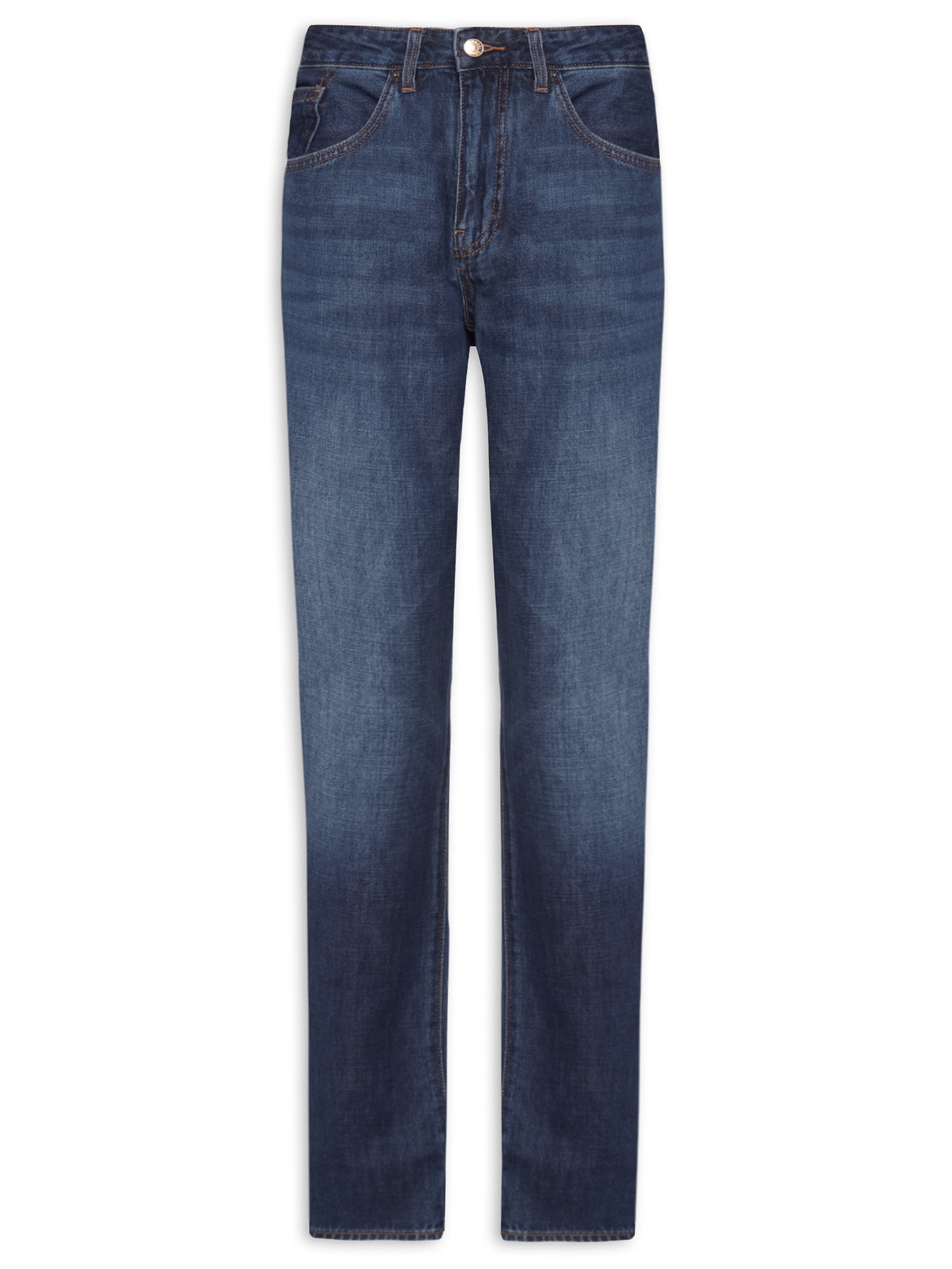 Armani Exchange - Calça Jeans Masculina 5 Pockets - Azul