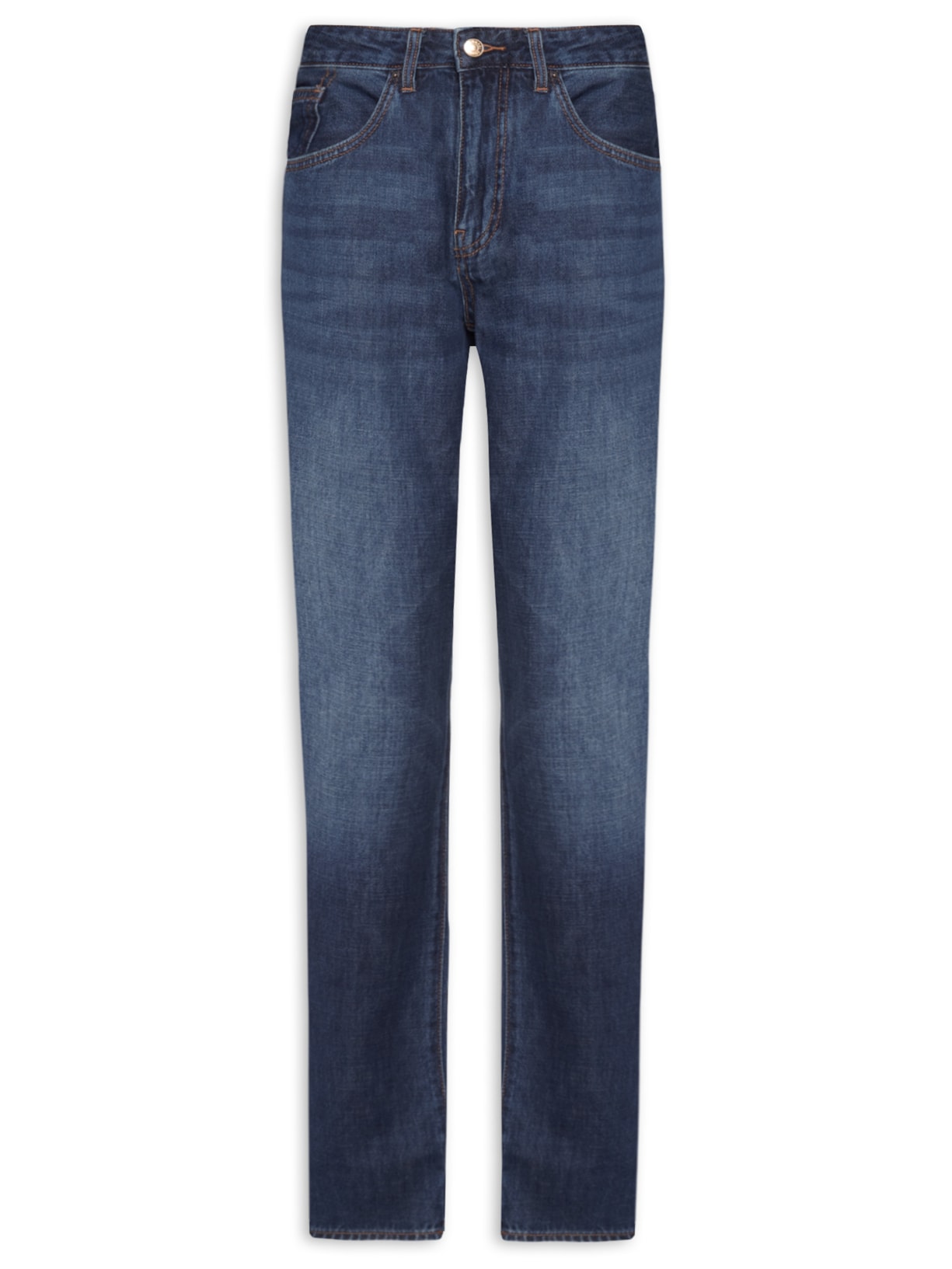 Calça Jeans Masculina 5 Pockets - Azul