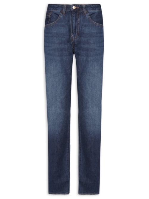 Calça Jeans Masculina 5 Pockets - Azul